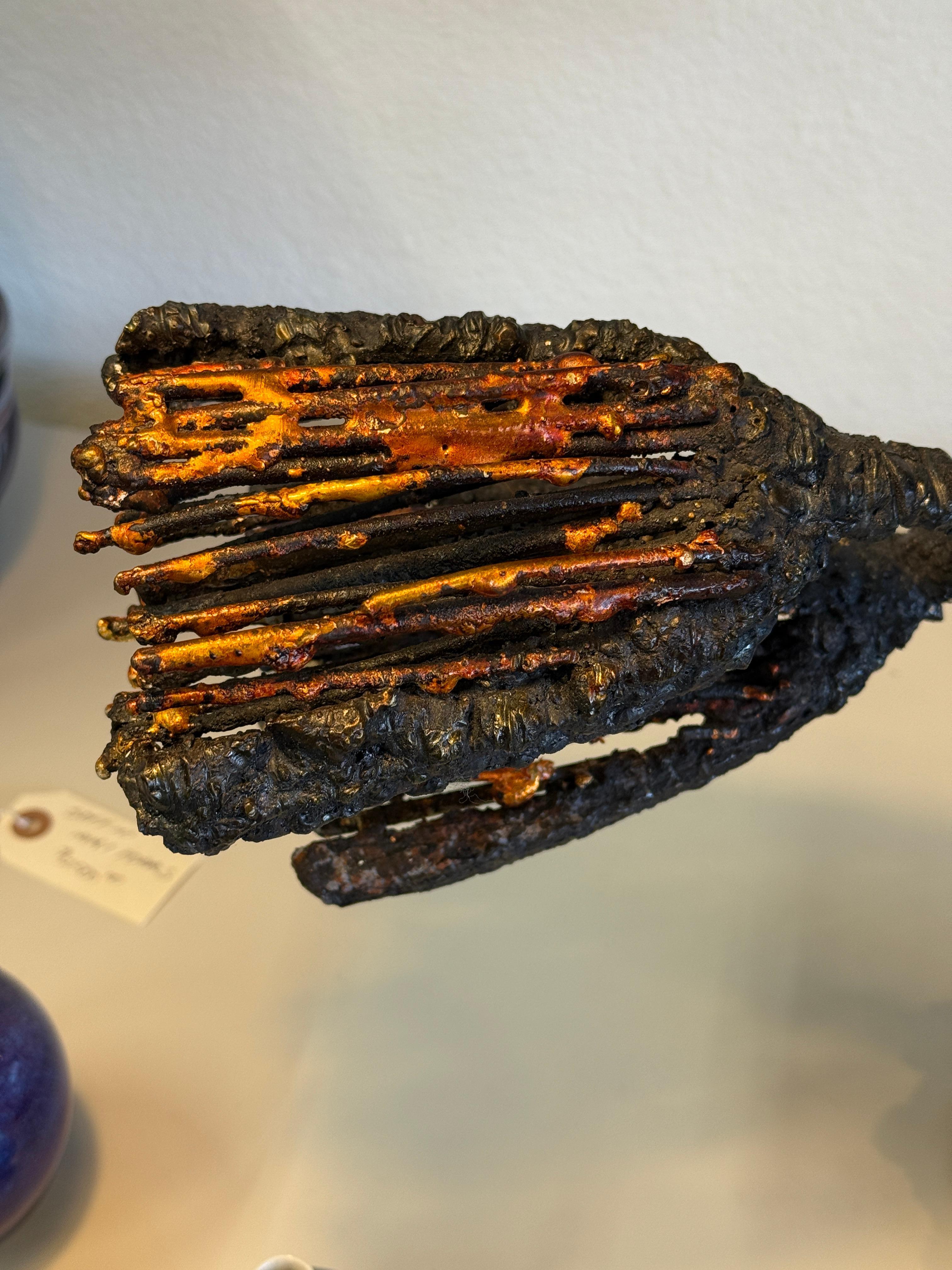 James Bearden 2022 Brutalistischer Baum aus geschwärztem Stahl und Emaille im Angebot 3