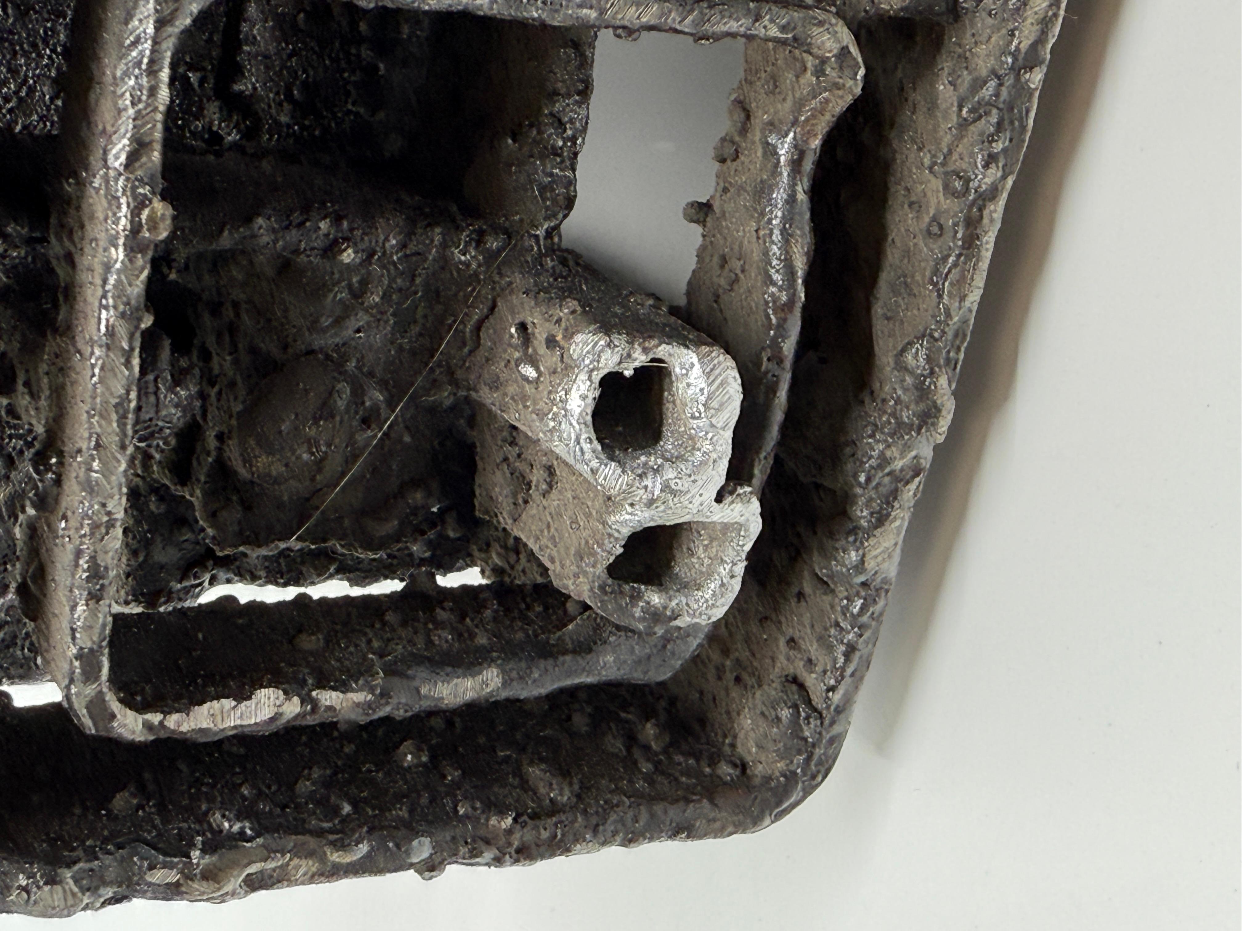 James Bearden Brutalist Blackened Steel “Dwelling” Box 2015 For Sale 7