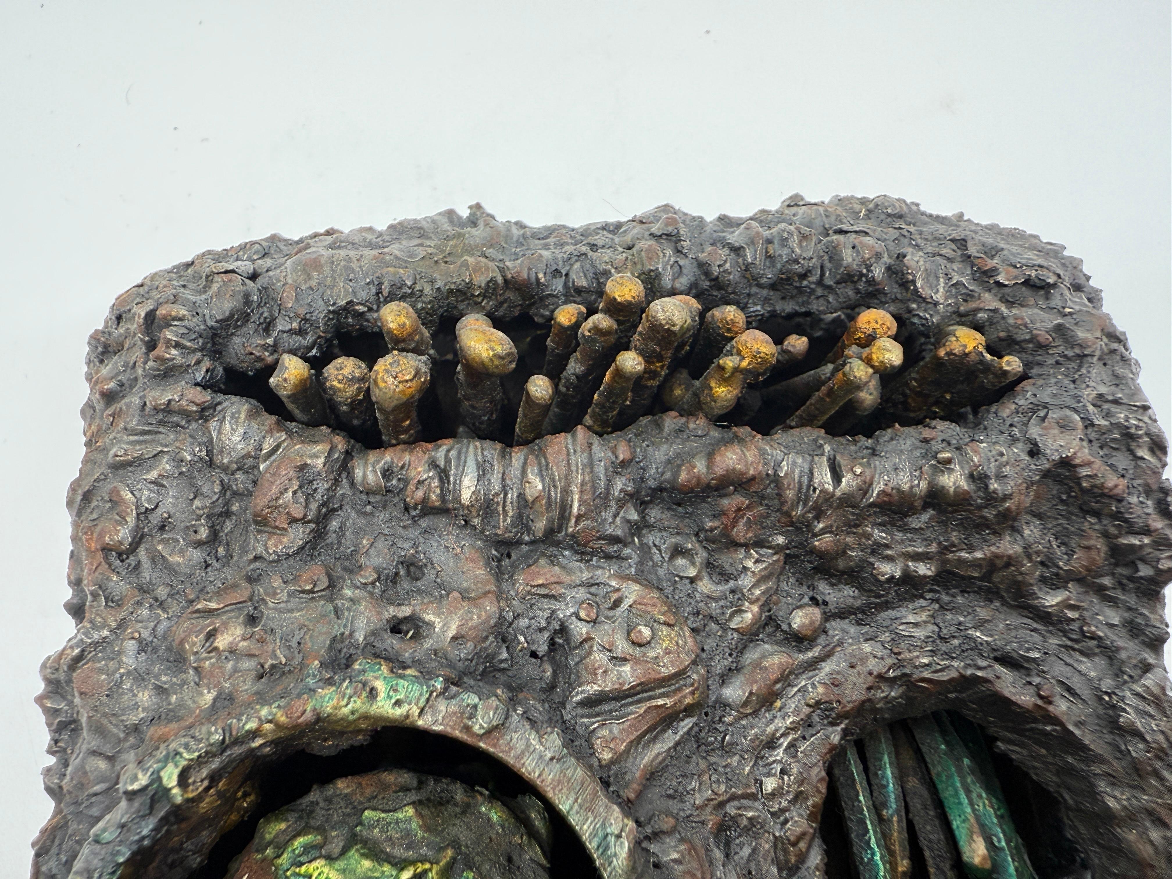 Bronze James Bearden Boîte de confinement brutaliste n° 1 en vente