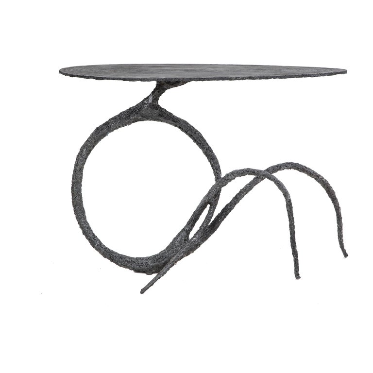 Console d'étagère murale florale en bronze Art Nouveau avec - Catawiki