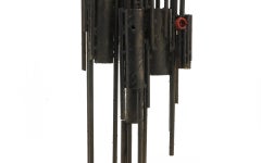 James Bearden Monumental Floor Sculpture "Figure with Red" Cathedral Series 2010