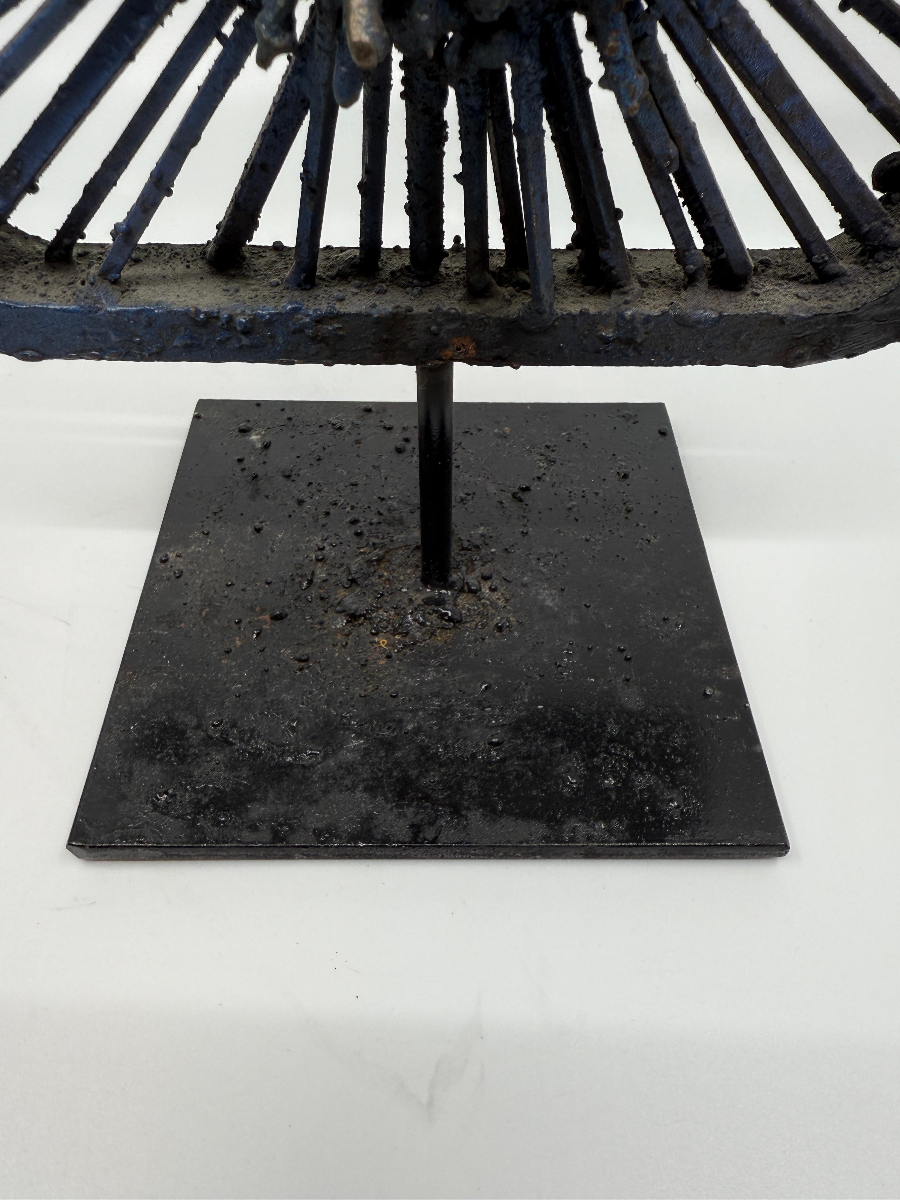 James Bearden Torch Cut Steel Brutalist Sculpture For Sale 5