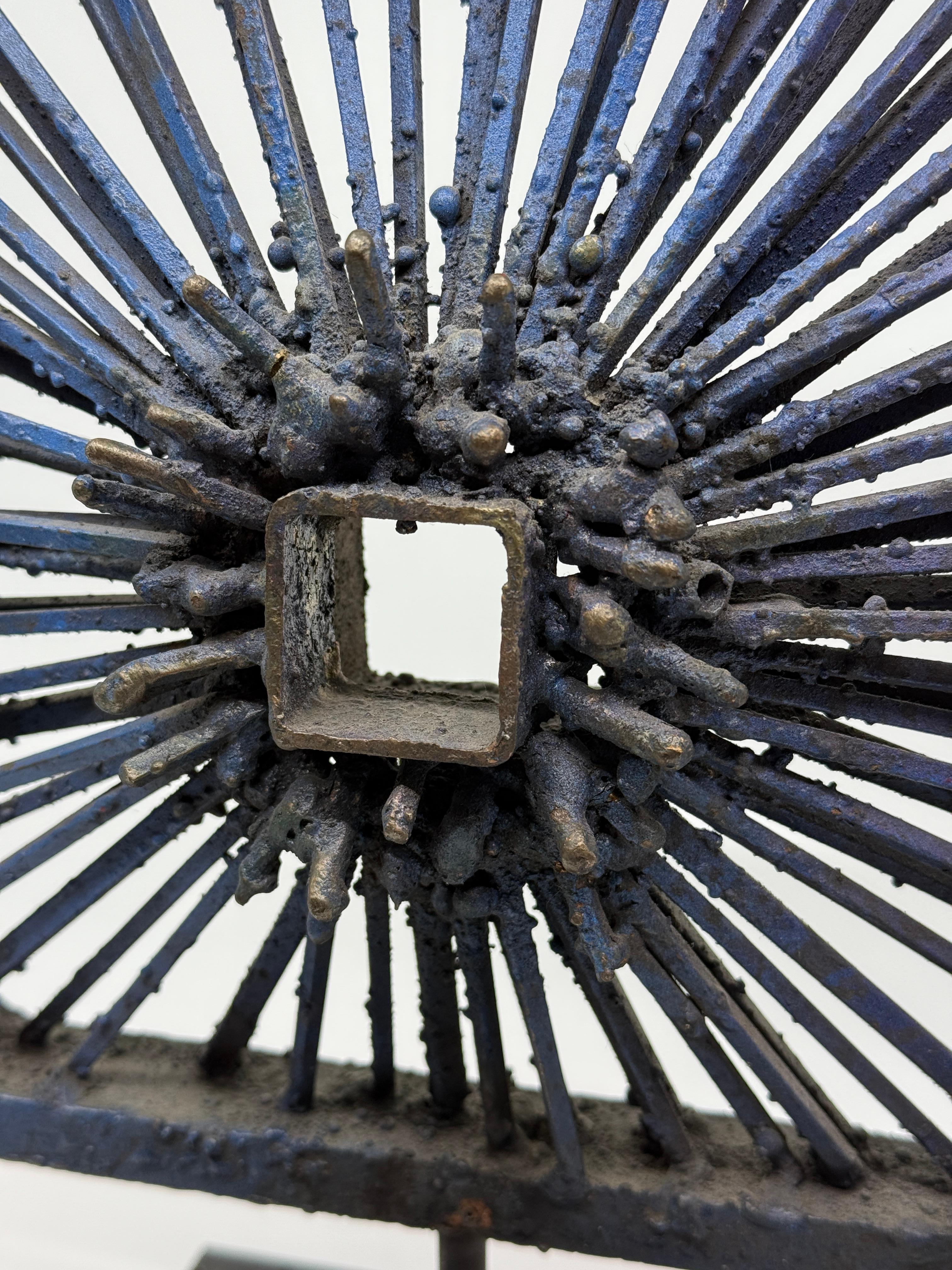 James Bearden Torch Cut Steel Brutalist Sculpture For Sale 6
