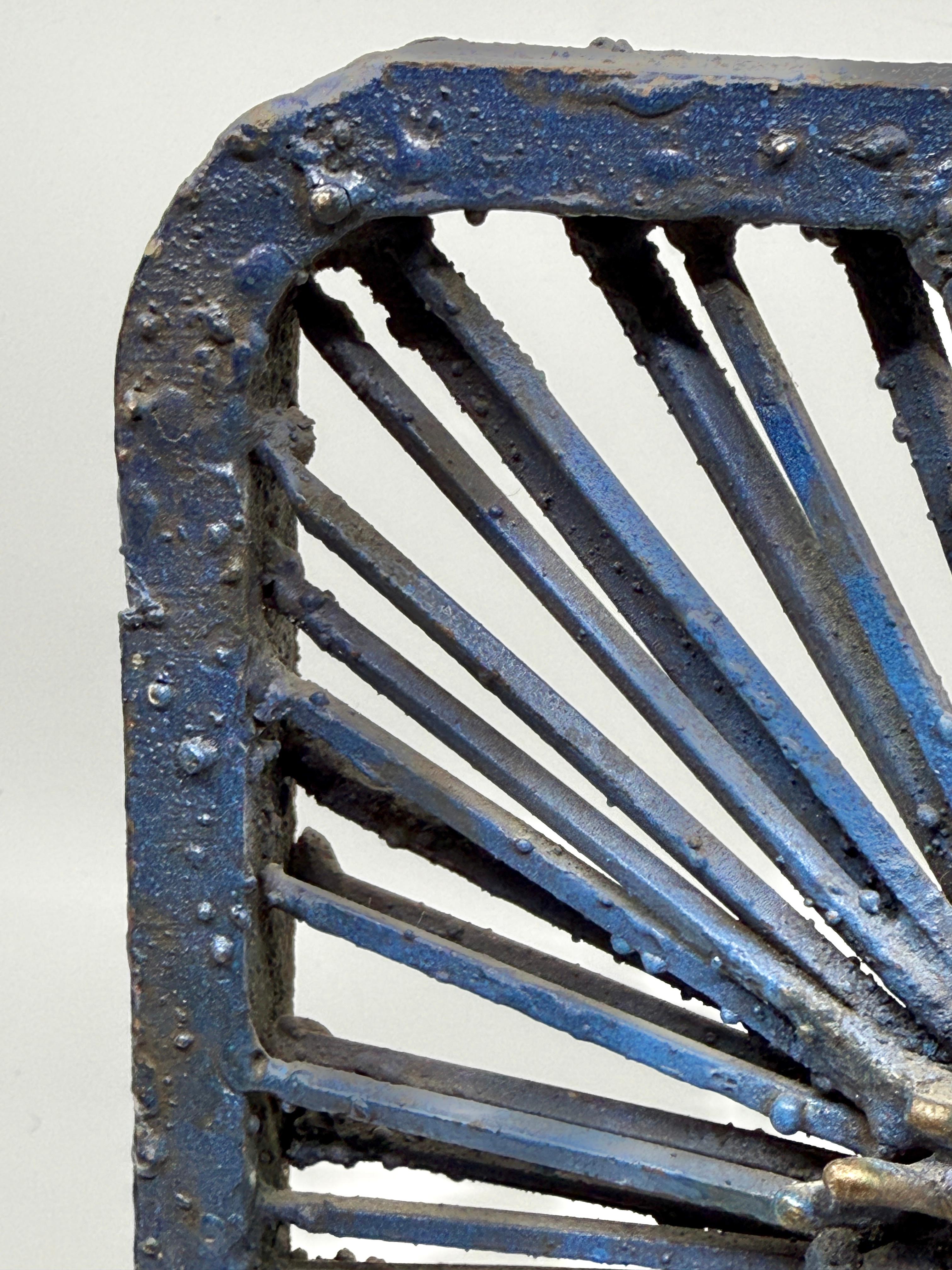 James Bearden Torch Cut Steel Brutalist Sculpture For Sale 8
