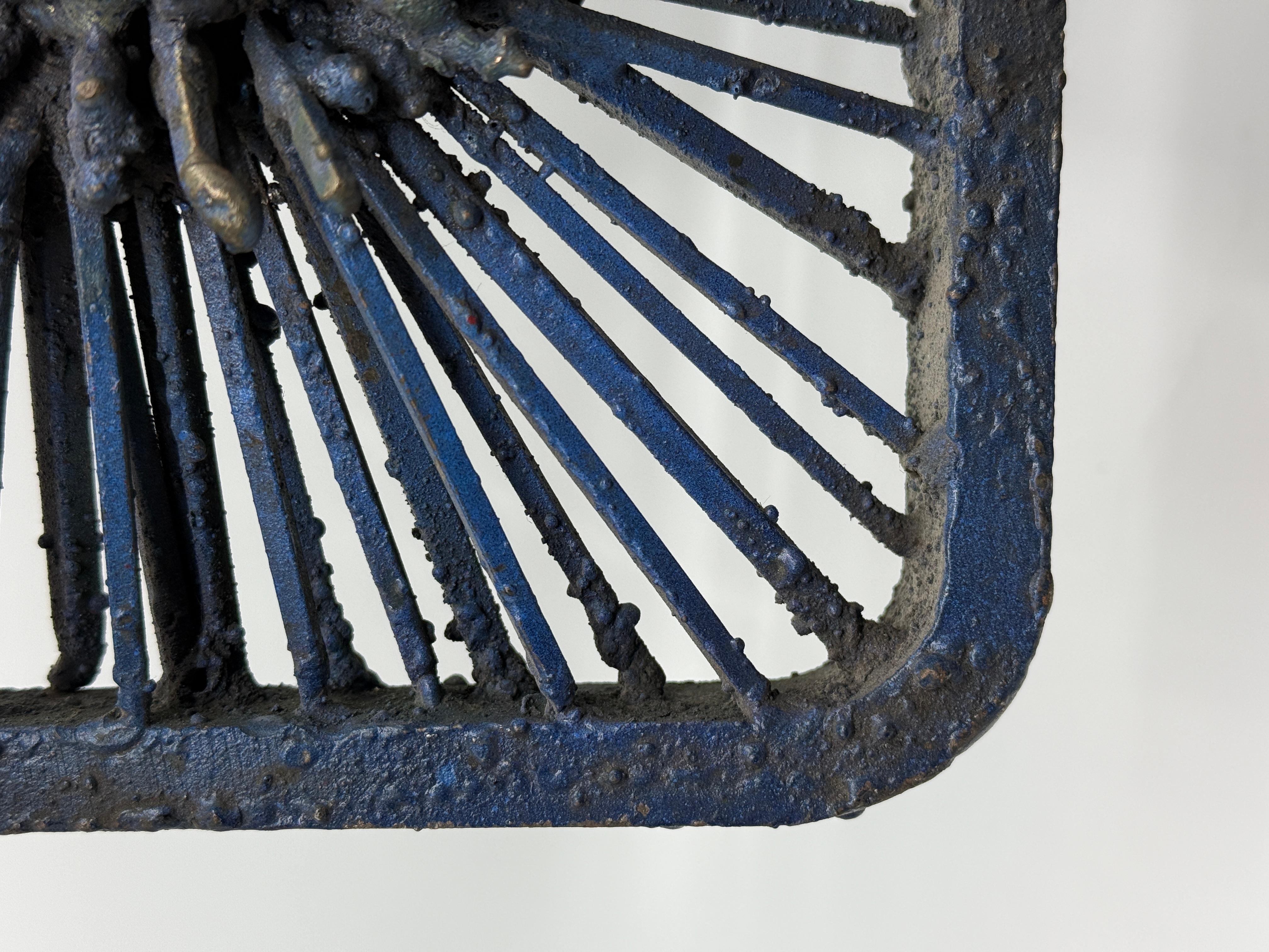 James Bearden Torch Cut Steel Brutalist Sculpture For Sale 10