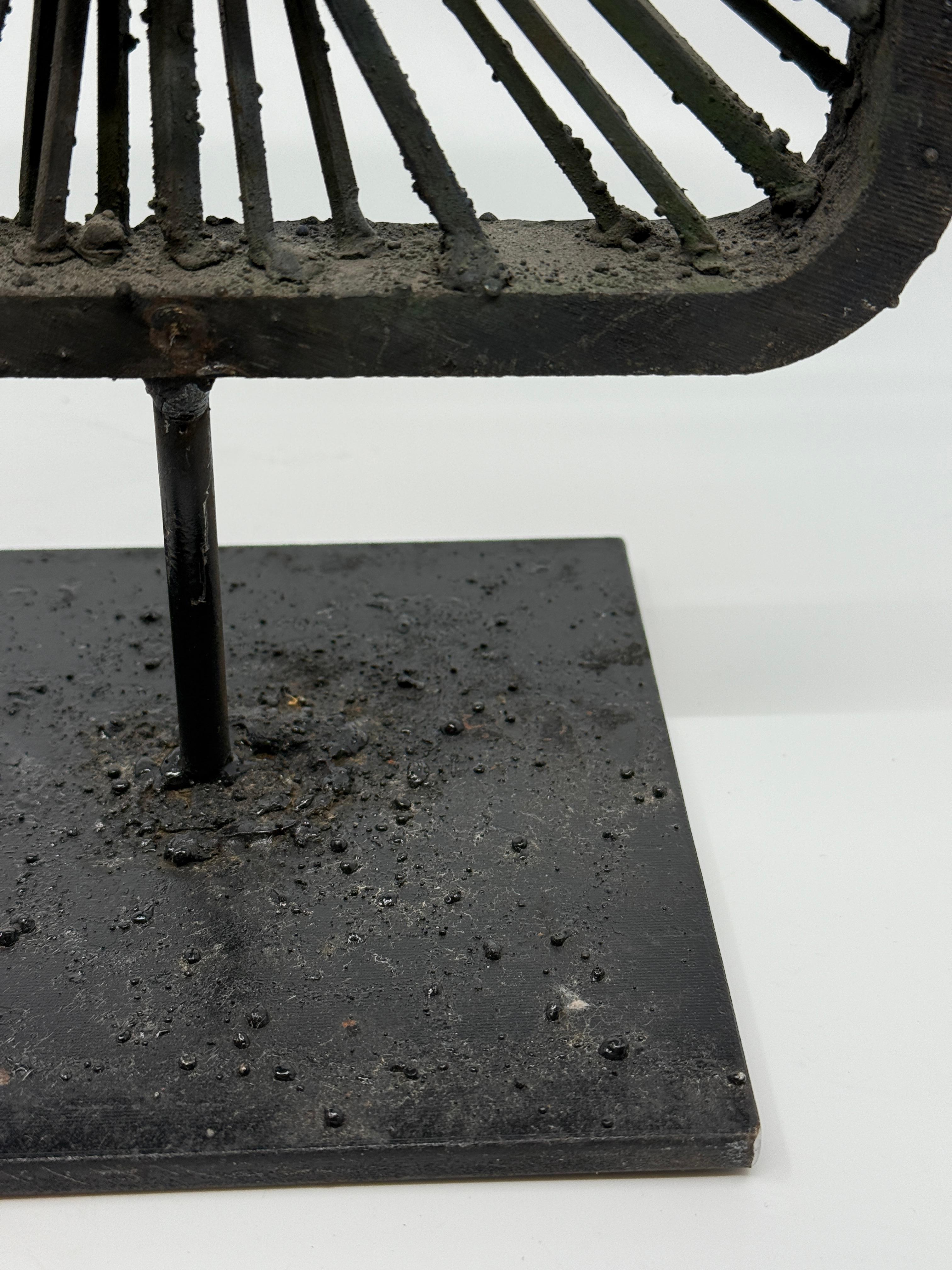 James Bearden Torch Cut Steel Brutalist Sculpture For Sale 13