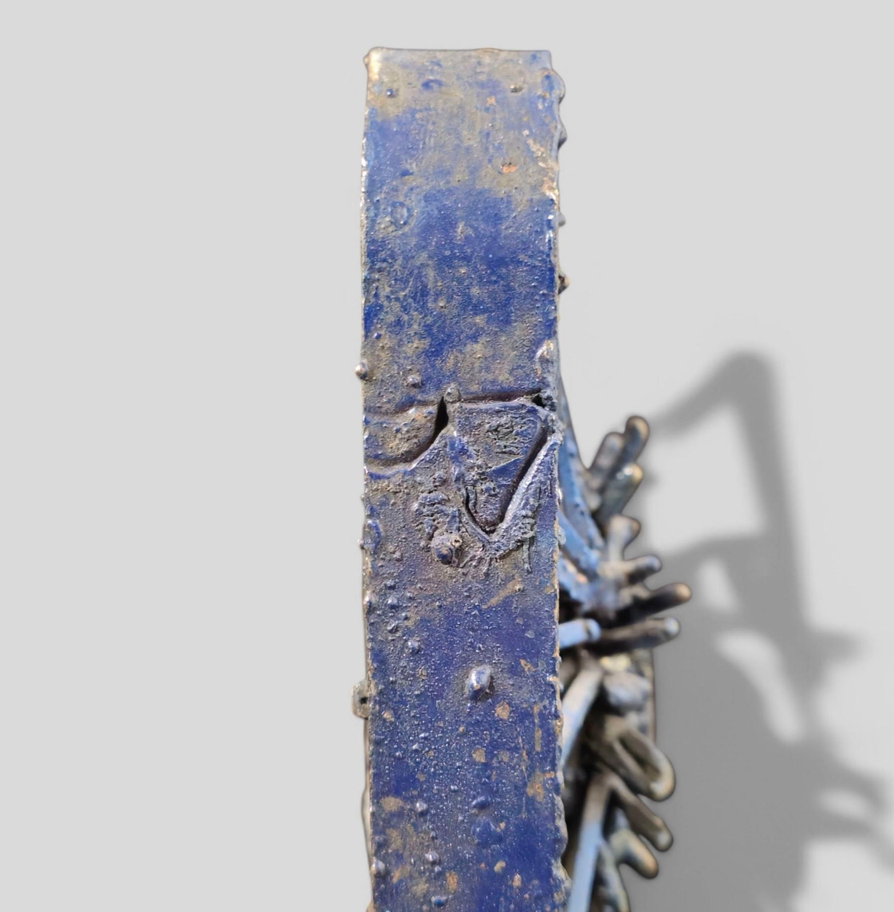 James Bearden Torch Cut Steel Brutalist Sculpture For Sale 1