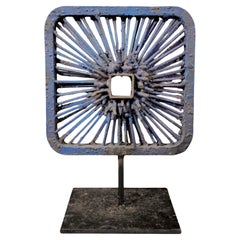 James Bearden Torch Cut Steel Brutalist Sculpture
