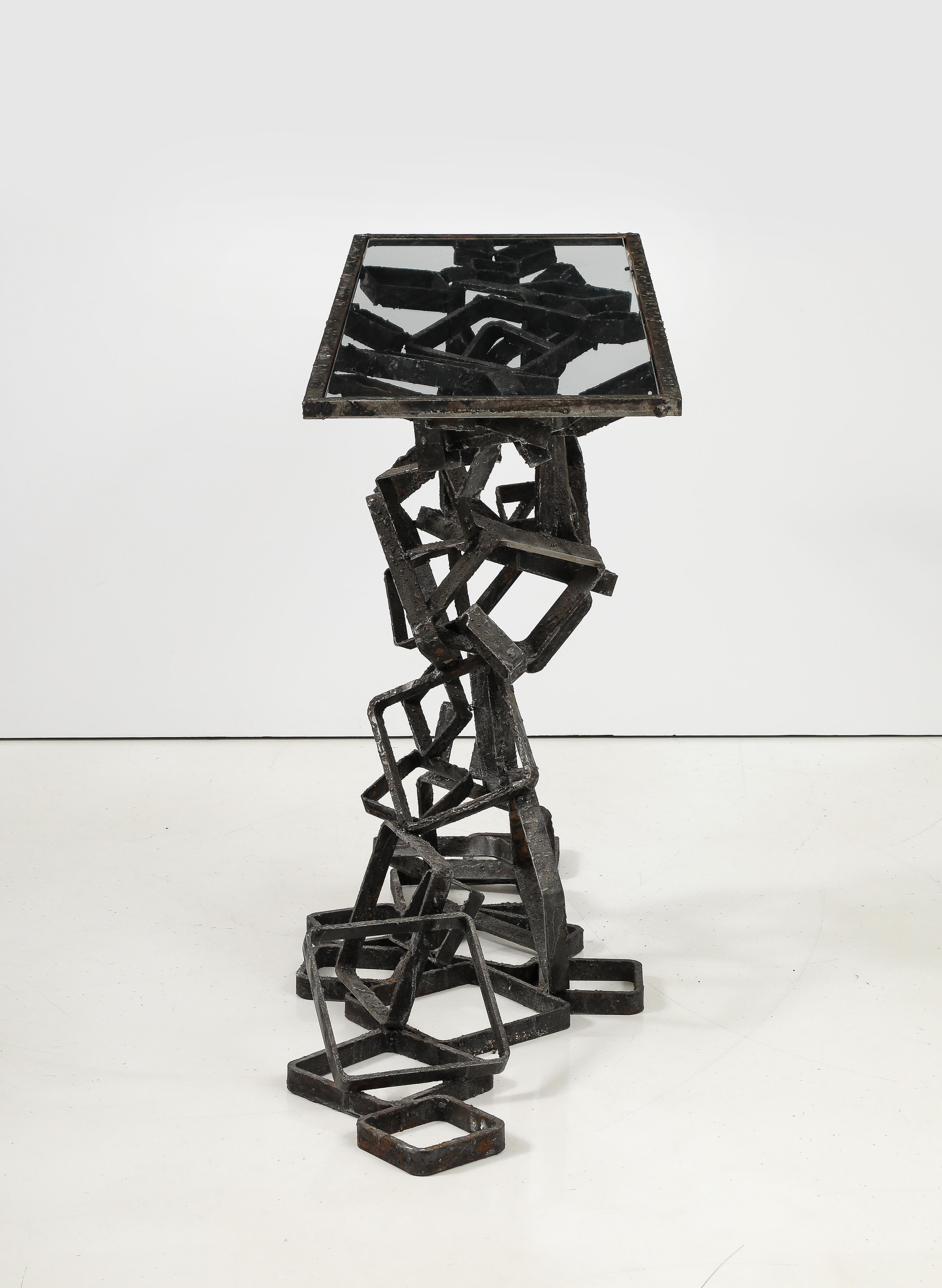 James Bearden Welded Steel Brutalist Console For Sale 3