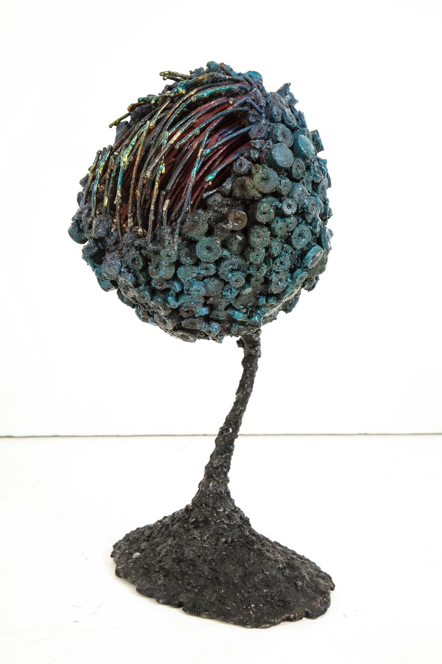 Abstract sculpture titled 