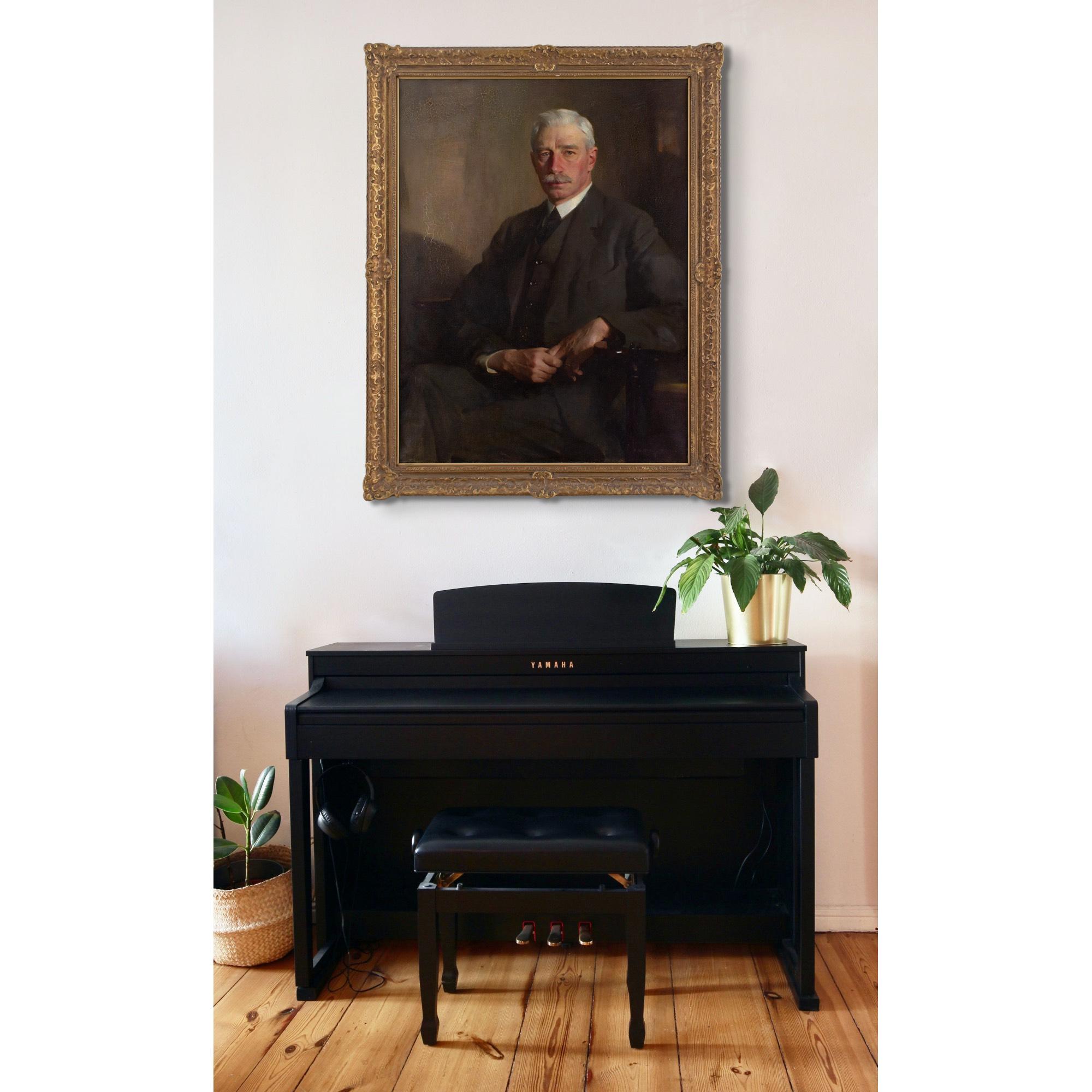 James Bell Anderson RSA, Portrait Of A Seated Gentleman, Oil Painting 2