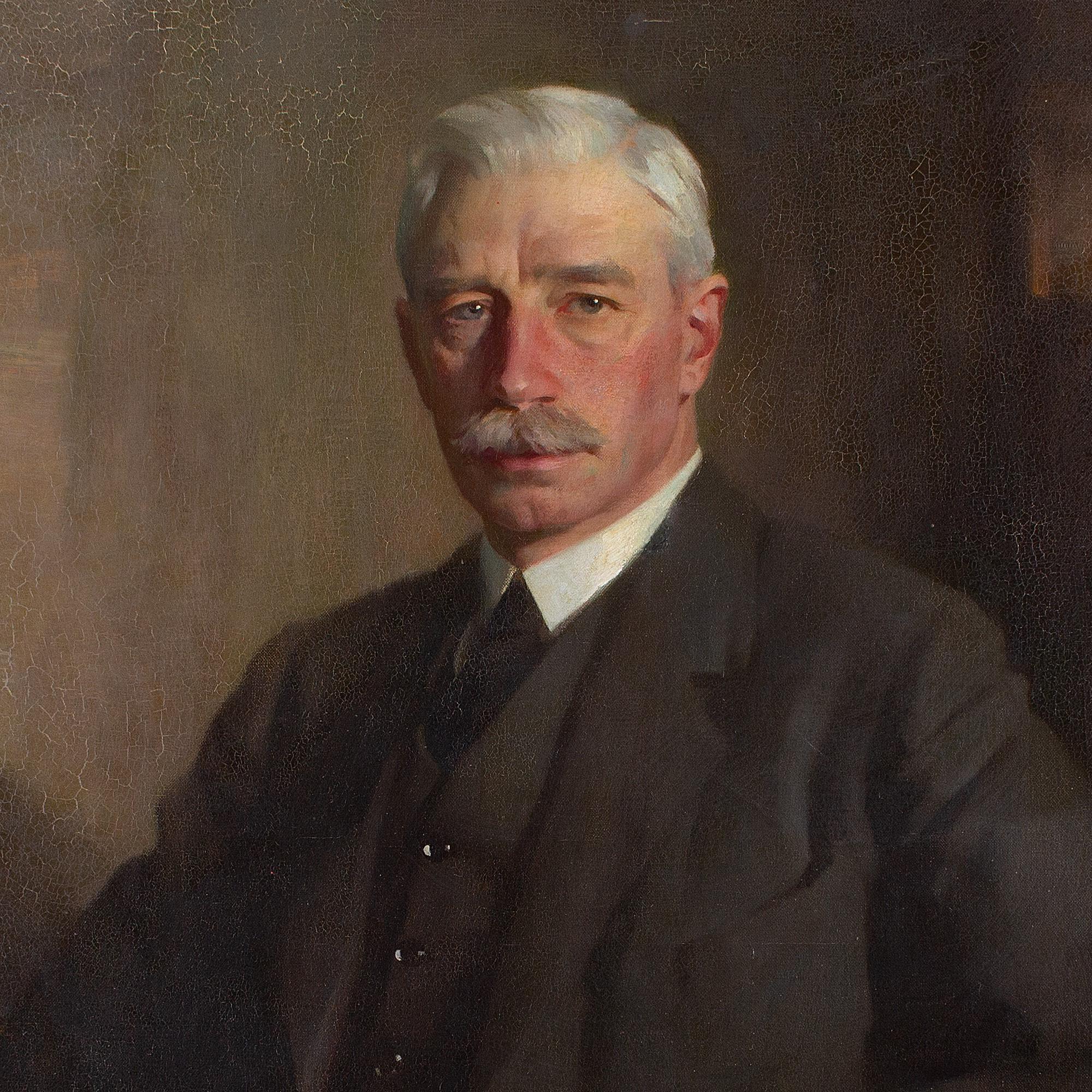 James Bell Anderson RSA, Portrait Of A Seated Gentleman, Oil Painting 4