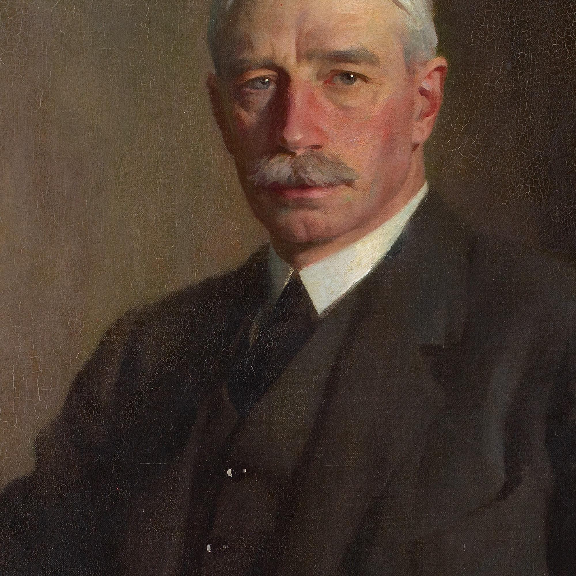 James Bell Anderson RSA, Portrait Of A Seated Gentleman, Oil Painting 7