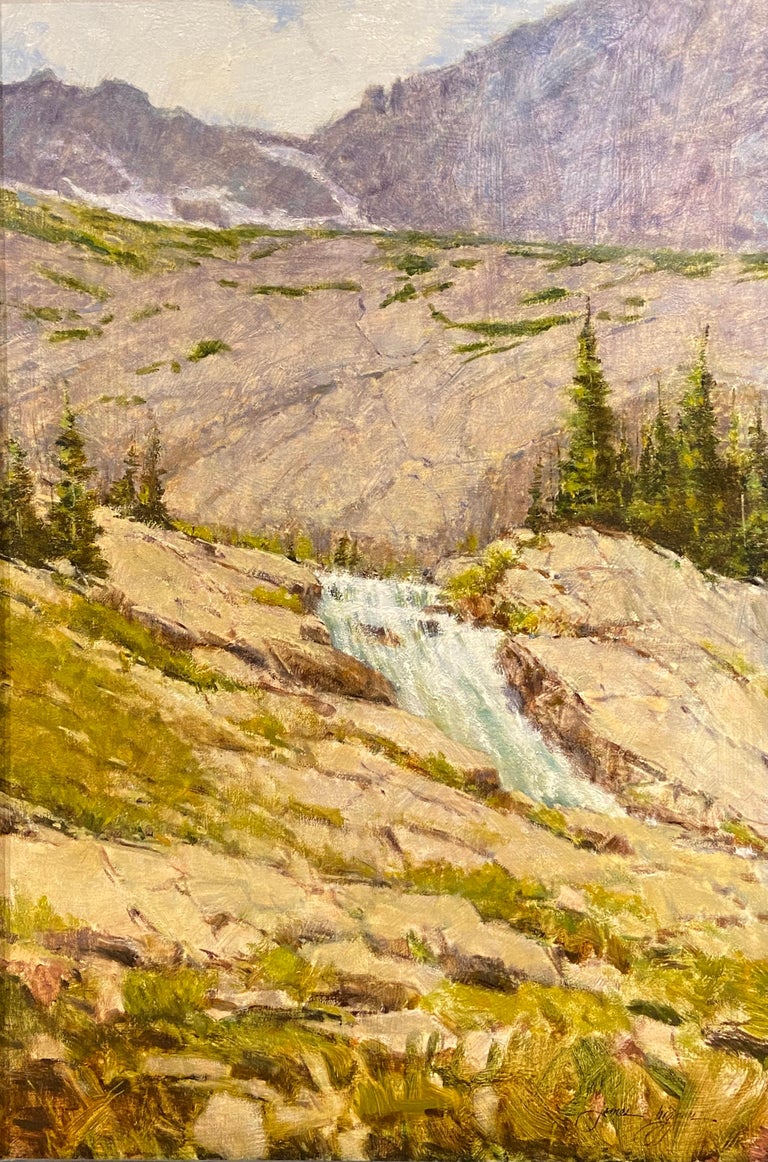 Above Timberline - American Impressionist Painting by James Biggers