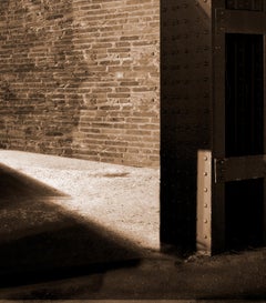 High Line: Colonna (fotografia architettonica in tonalità seppia a Manhattan)