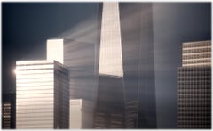 One World Trade Center 15 (Sunlit New York Freedom Tower, Color Cityscape Photo)