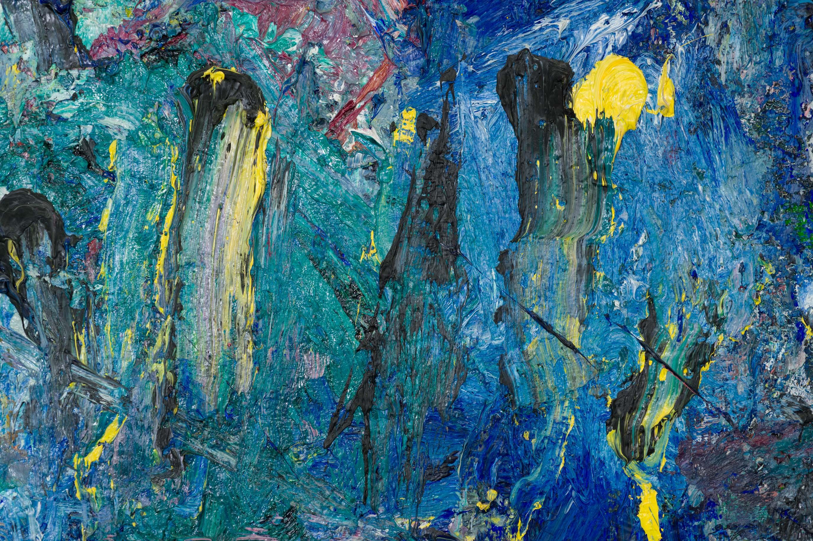 Waterline Fine Art, Austin, TX è lieta di presentare le seguenti opere:

Olio su tela.

62 x 24 pollici.
64,25 x 26,25 pollici (incorniciato)

Incorniciato su misura in un flottante di quercia bianca impiallacciata con una faccia