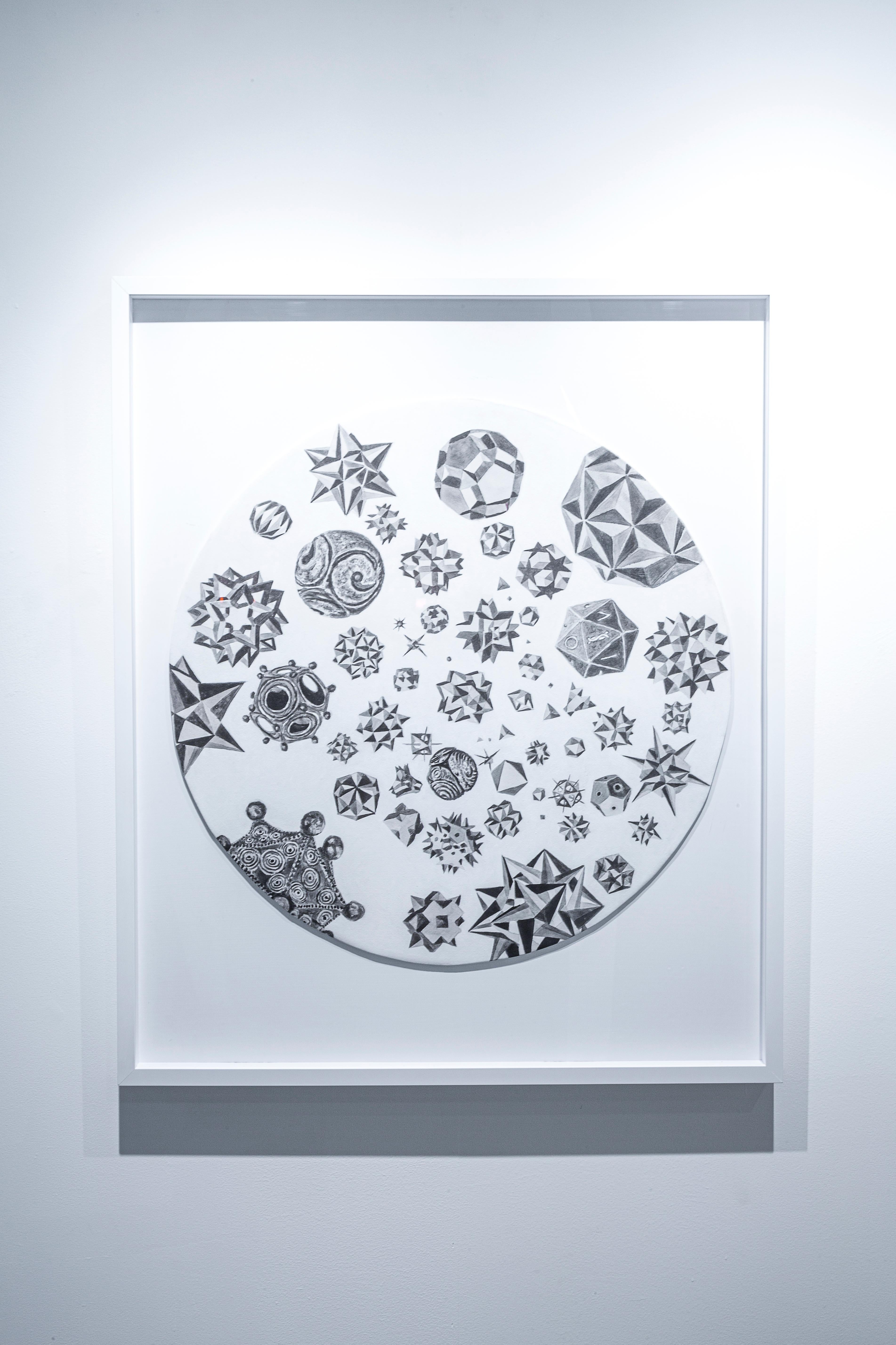 Un pedazo de cielo. Pittura Dalla serie Il paradiso di Plato F in vendita 1