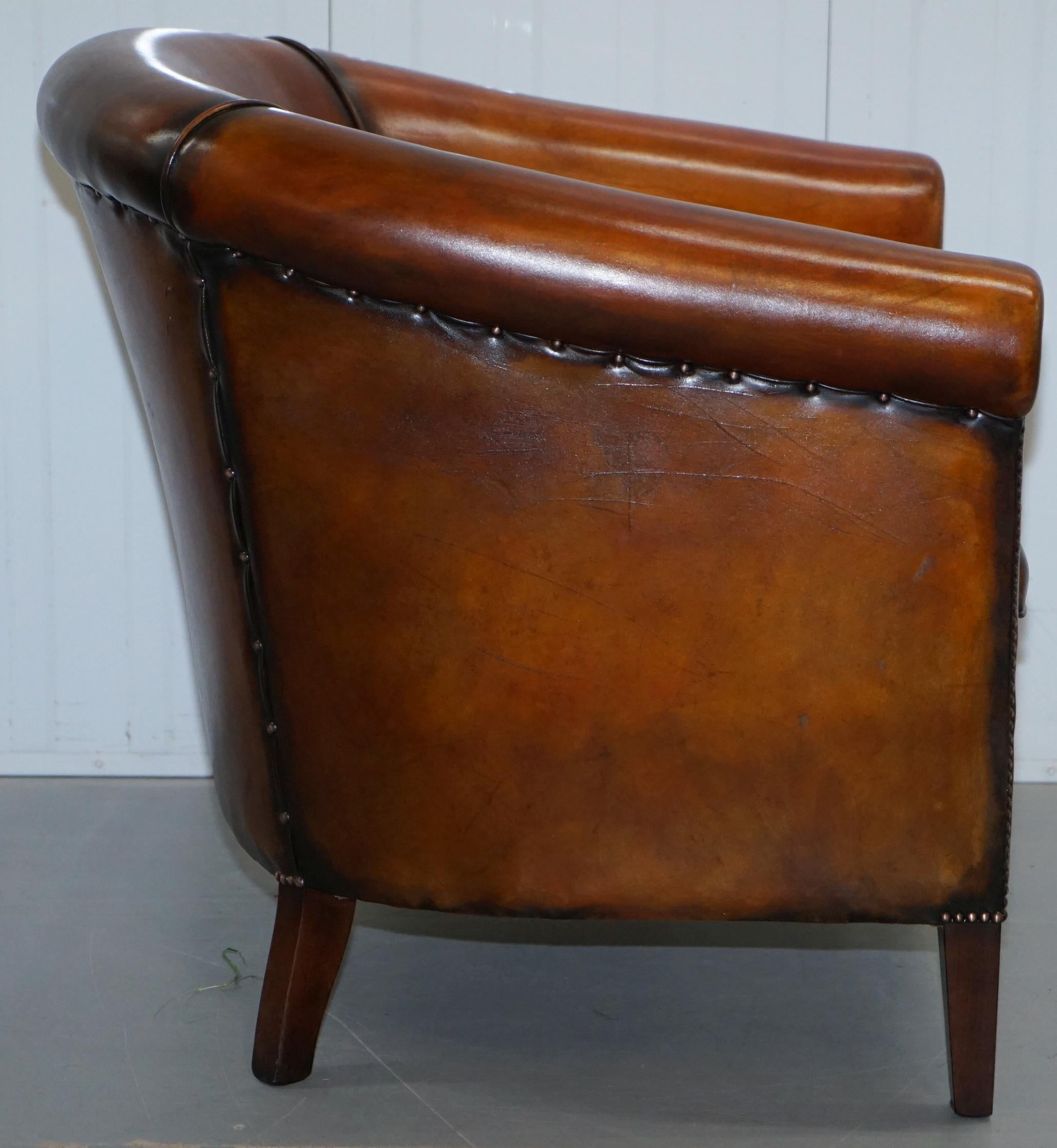 James Bond 007 Armchair from Spectre Leather Chairs of Bath Fully Restored 7