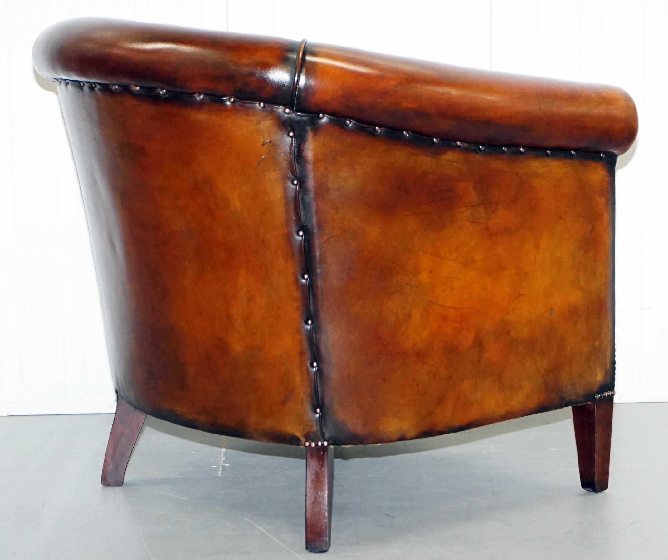 James Bond 007 Armchair from Spectre Leather Chairs of Bath Fully Restored 8