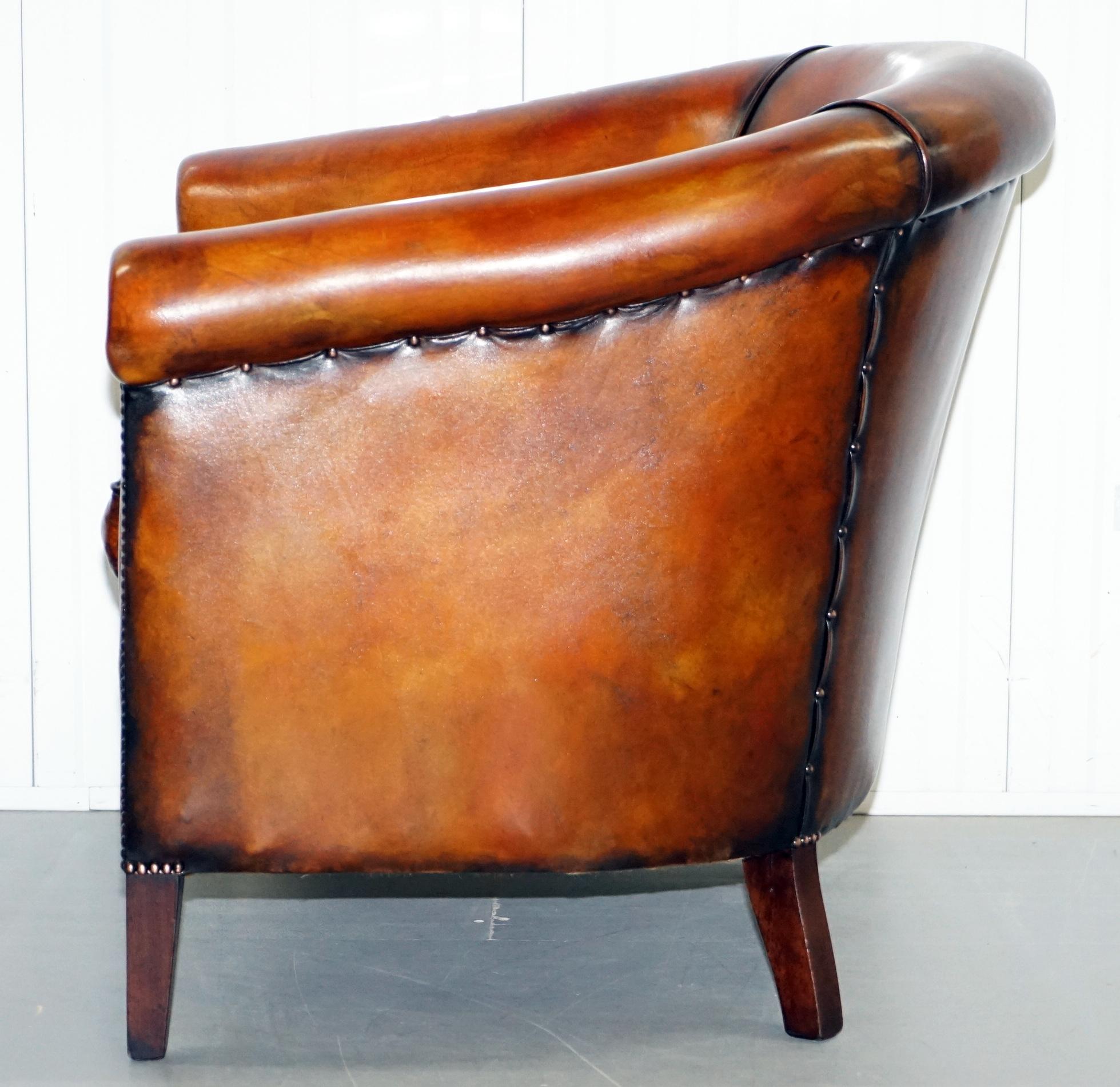 James Bond 007 Armchair from Spectre Leather Chairs of Bath Fully Restored 10