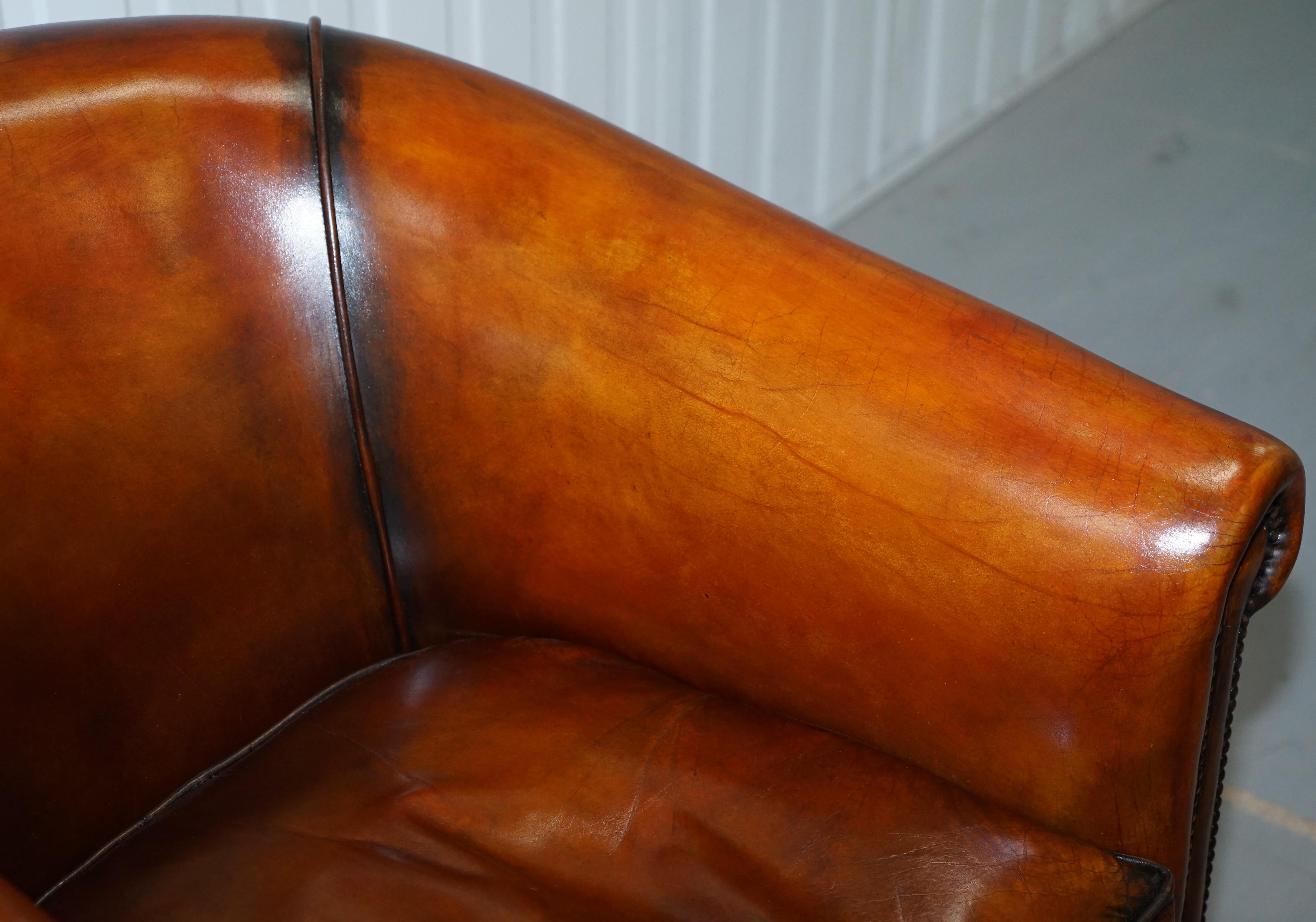 Modern James Bond 007 Armchair from Spectre Leather Chairs of Bath Fully Restored