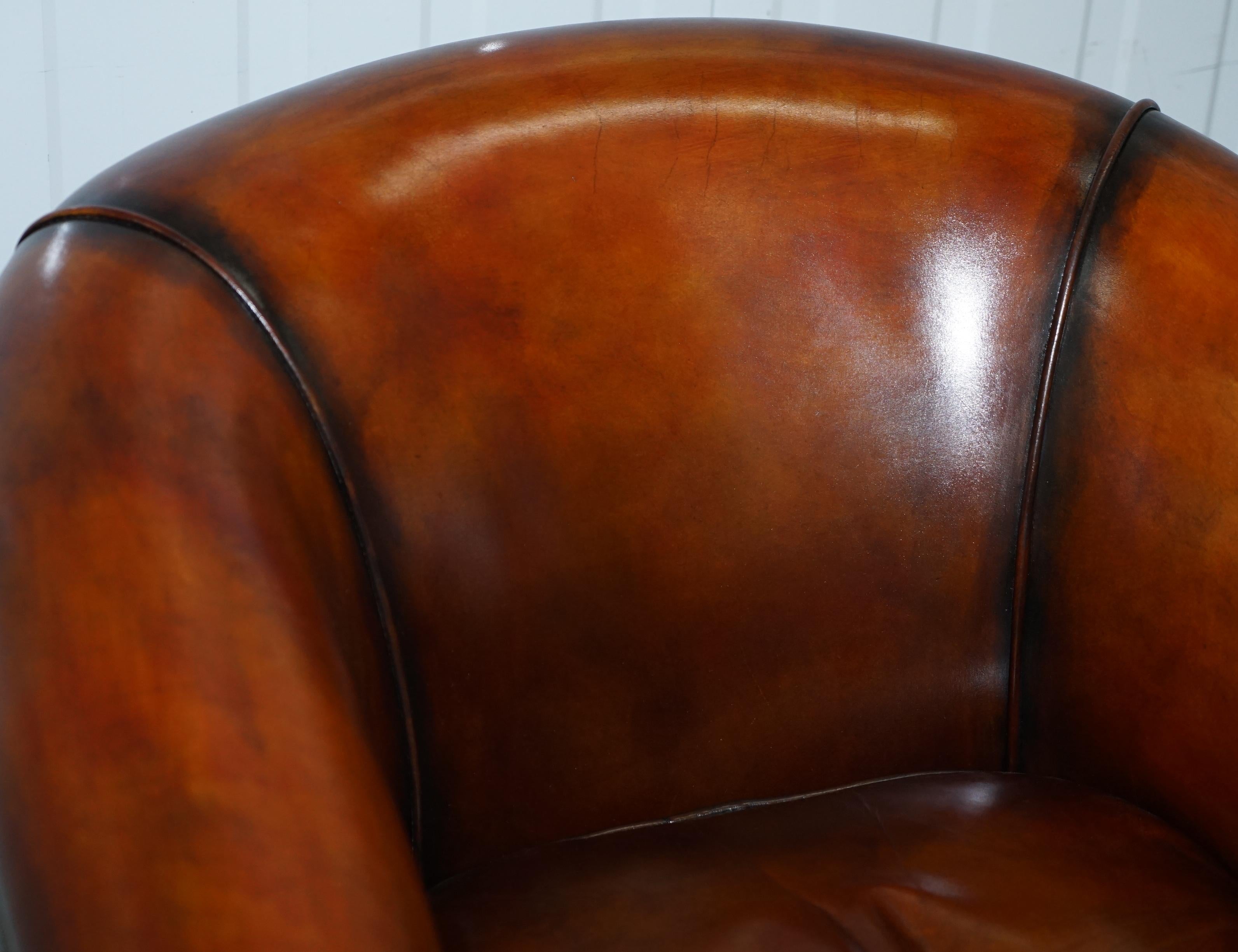 Hand-Crafted James Bond 007 Armchair from Spectre Leather Chairs of Bath Fully Restored