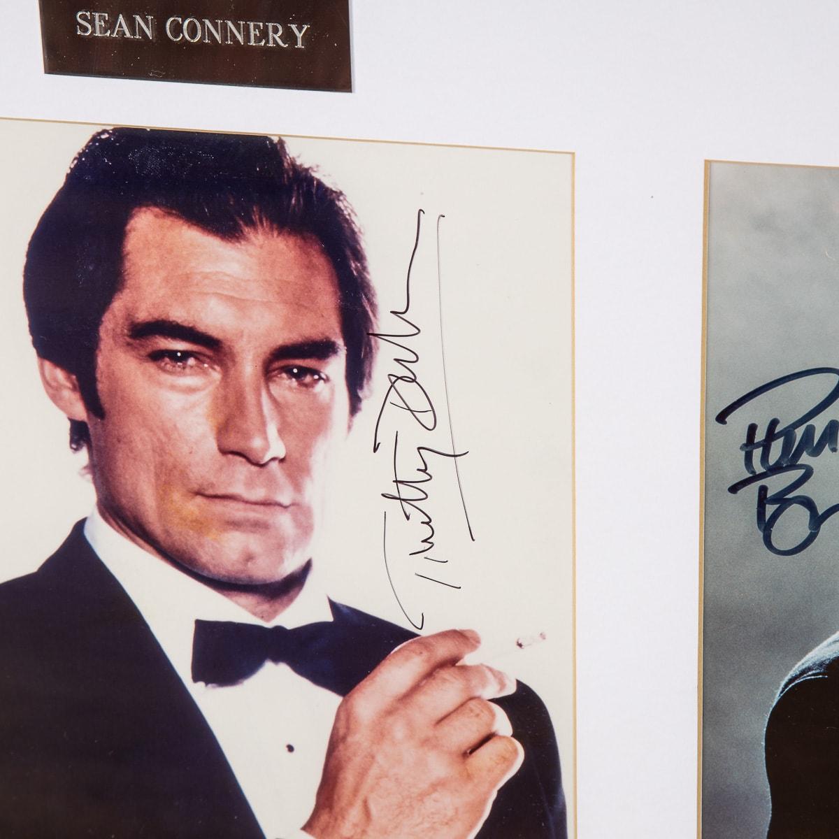 Signatures de James Bond 007 - Connery, Lazenby, Moore, Dalton, Brosnan, Craig 7
