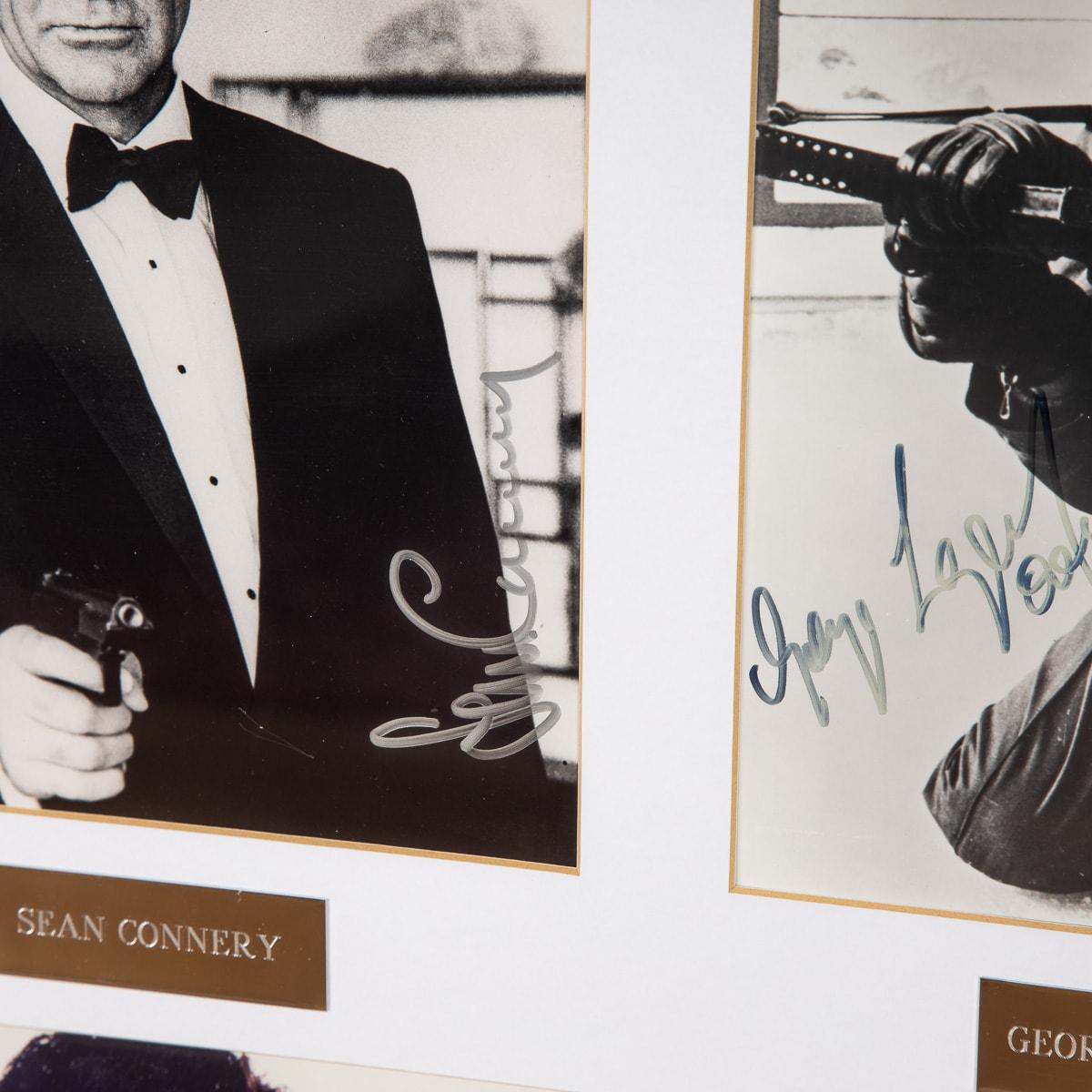 James Bond 007 - Connery, Lazenby, Moore, Dalton, Brosnan, Craig Signatures 1
