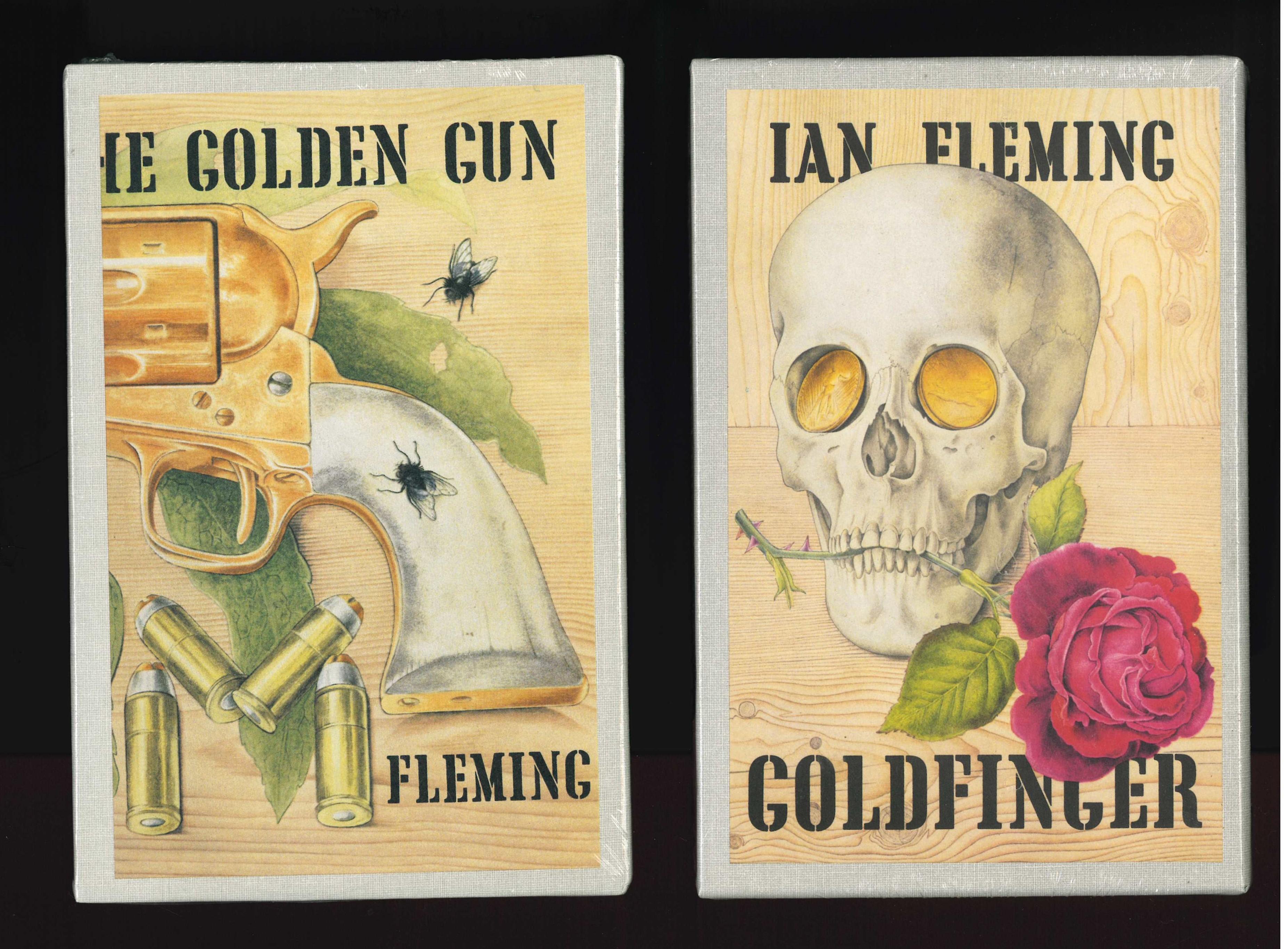 Paper James Bond by Ian Fleming, Complete Set of 14 First Edition Library Books