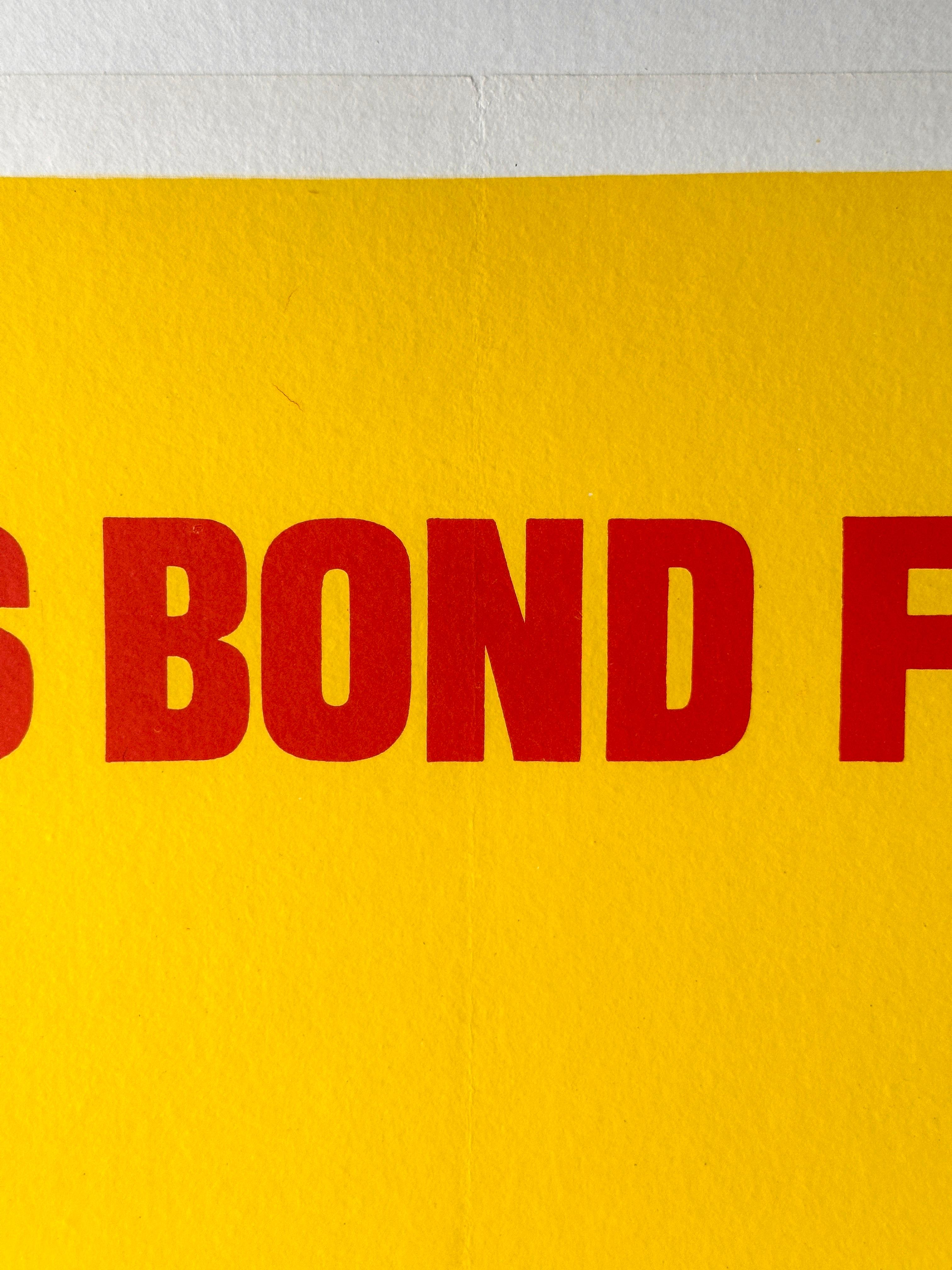 James Bond 'Dr. No' Original Vintage British Quad Movie Poster, 1962 For Sale 1