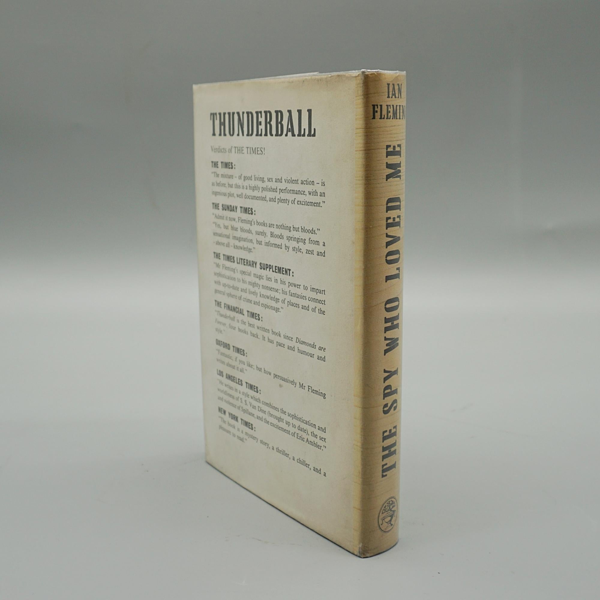 English James Bond FirstEdition, 'The Spy Who Loved Me' by Ian Fleming