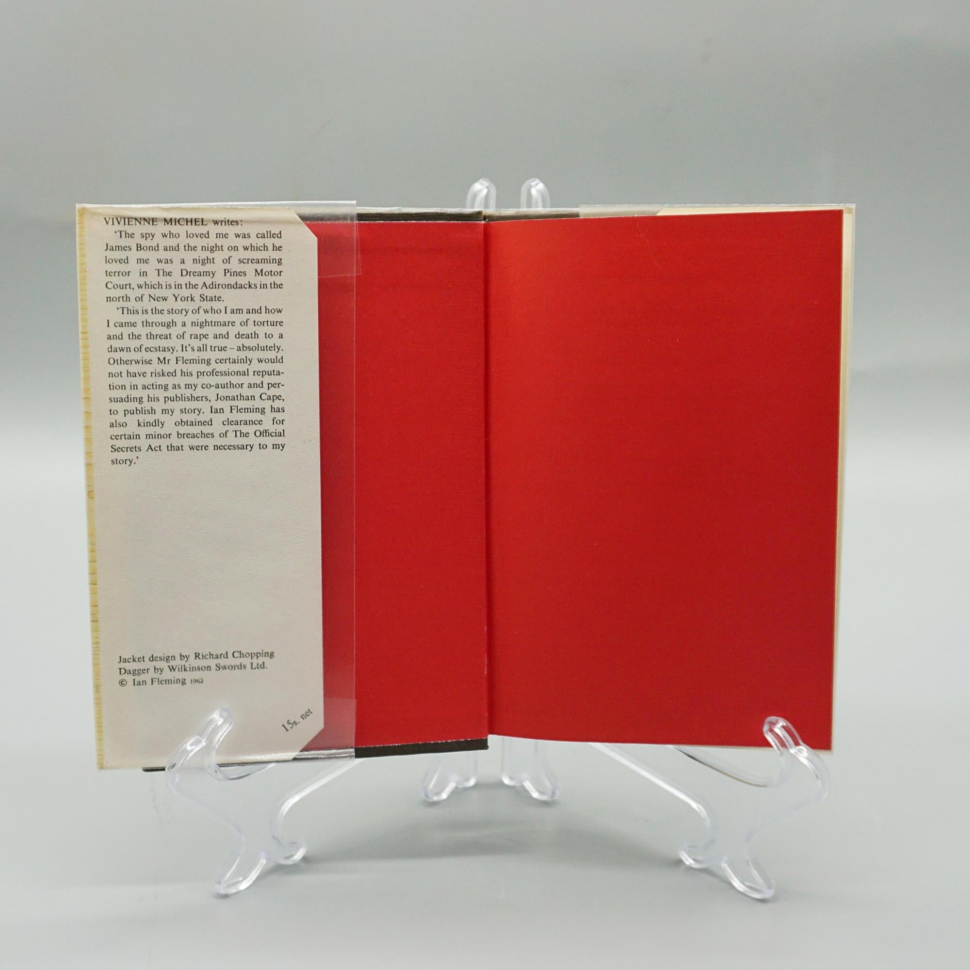 Paper James Bond FirstEdition, 'The Spy Who Loved Me' by Ian Fleming