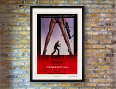 James Bond 'For Your Eyes Only' Original Vintage Movie Poster, 1981