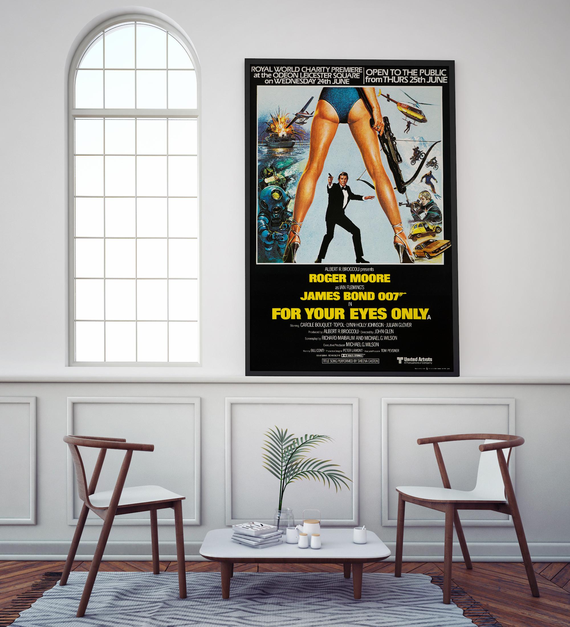 james bond for your eyes only poster