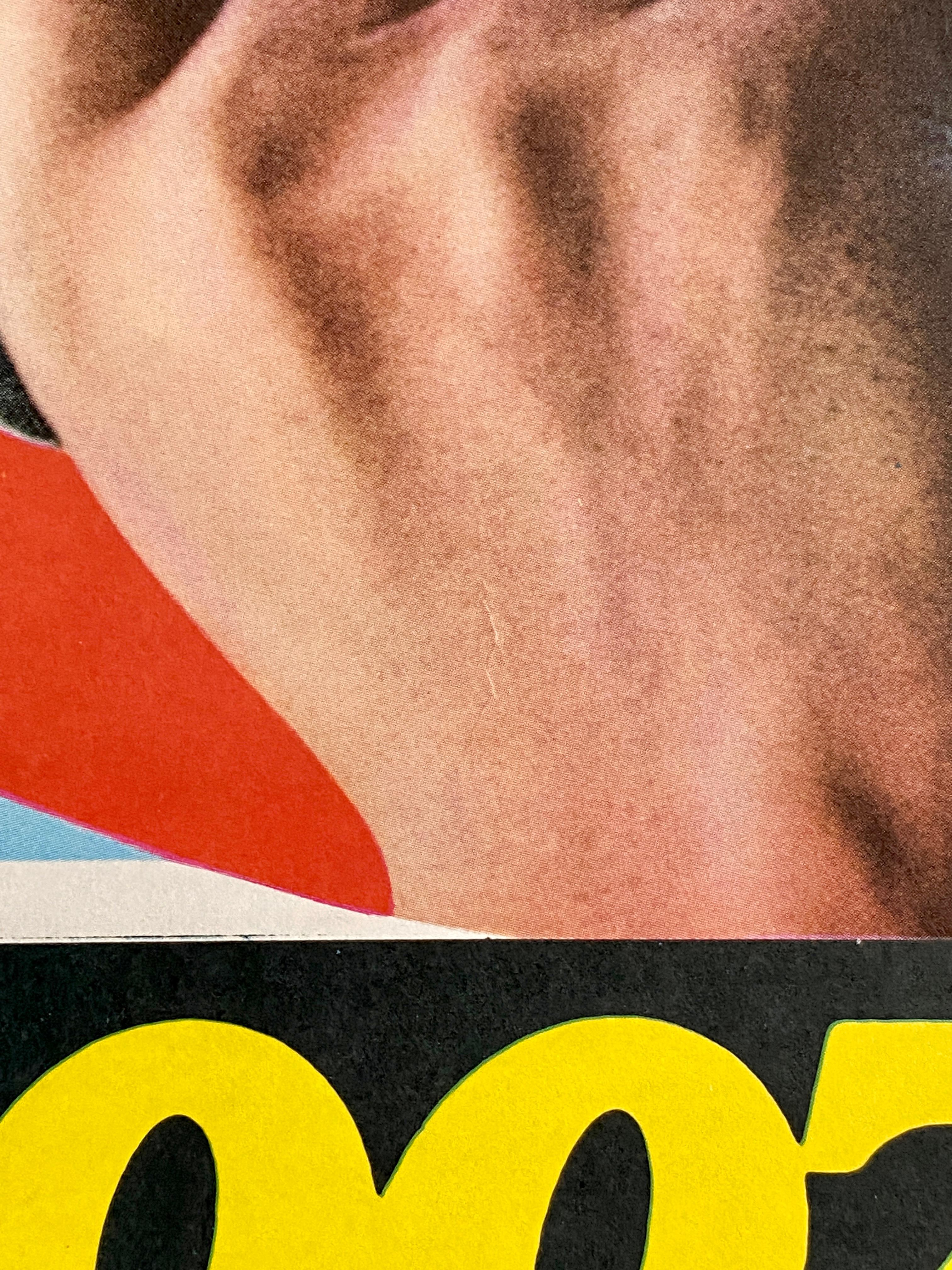 James Bond 'Goldfinger' Original Vintage Movie Poster, Japanese, 1971 4