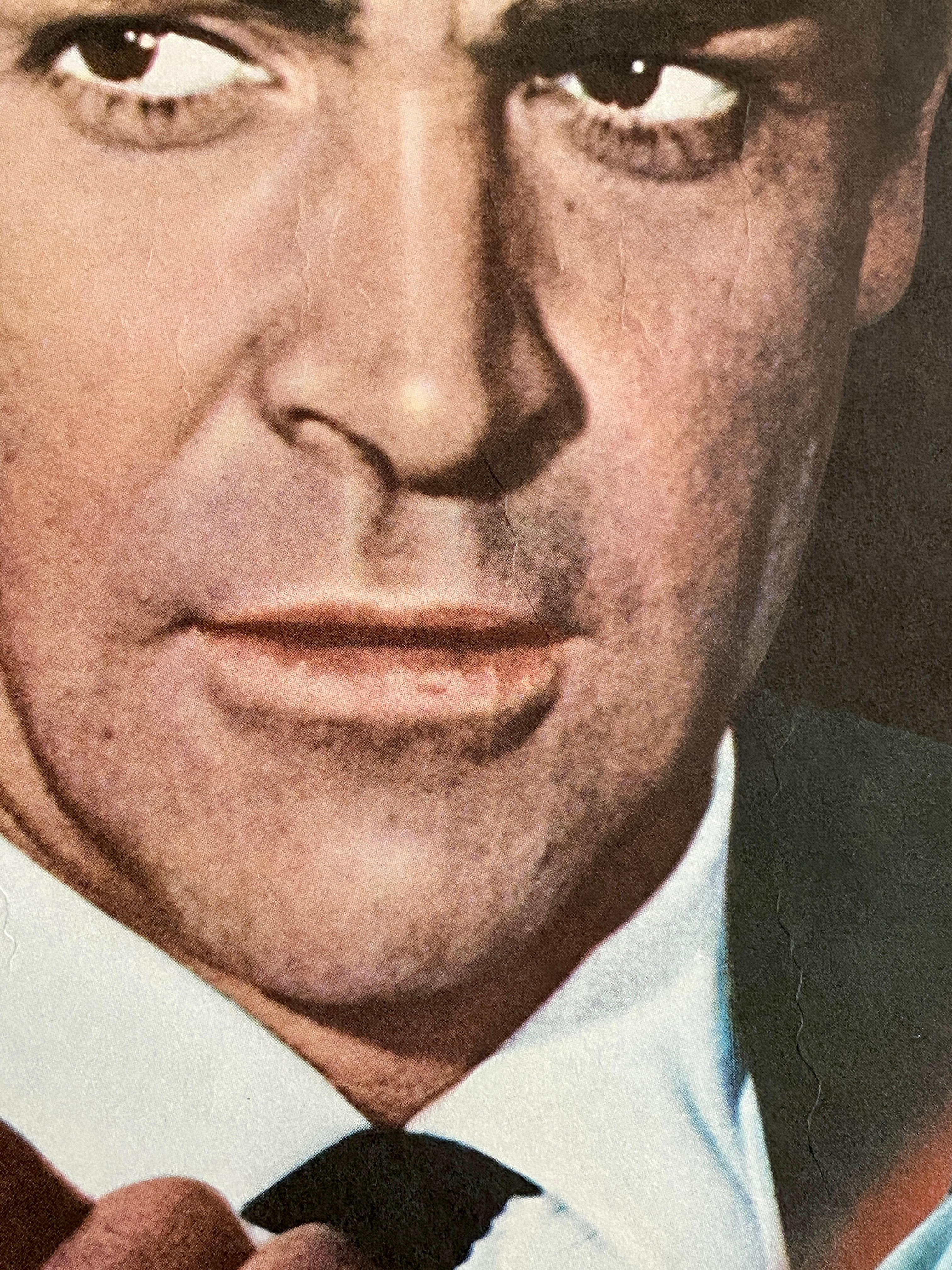 James Bond 'Goldfinger' Original Vintage Movie Poster, Japanese, 1971 2