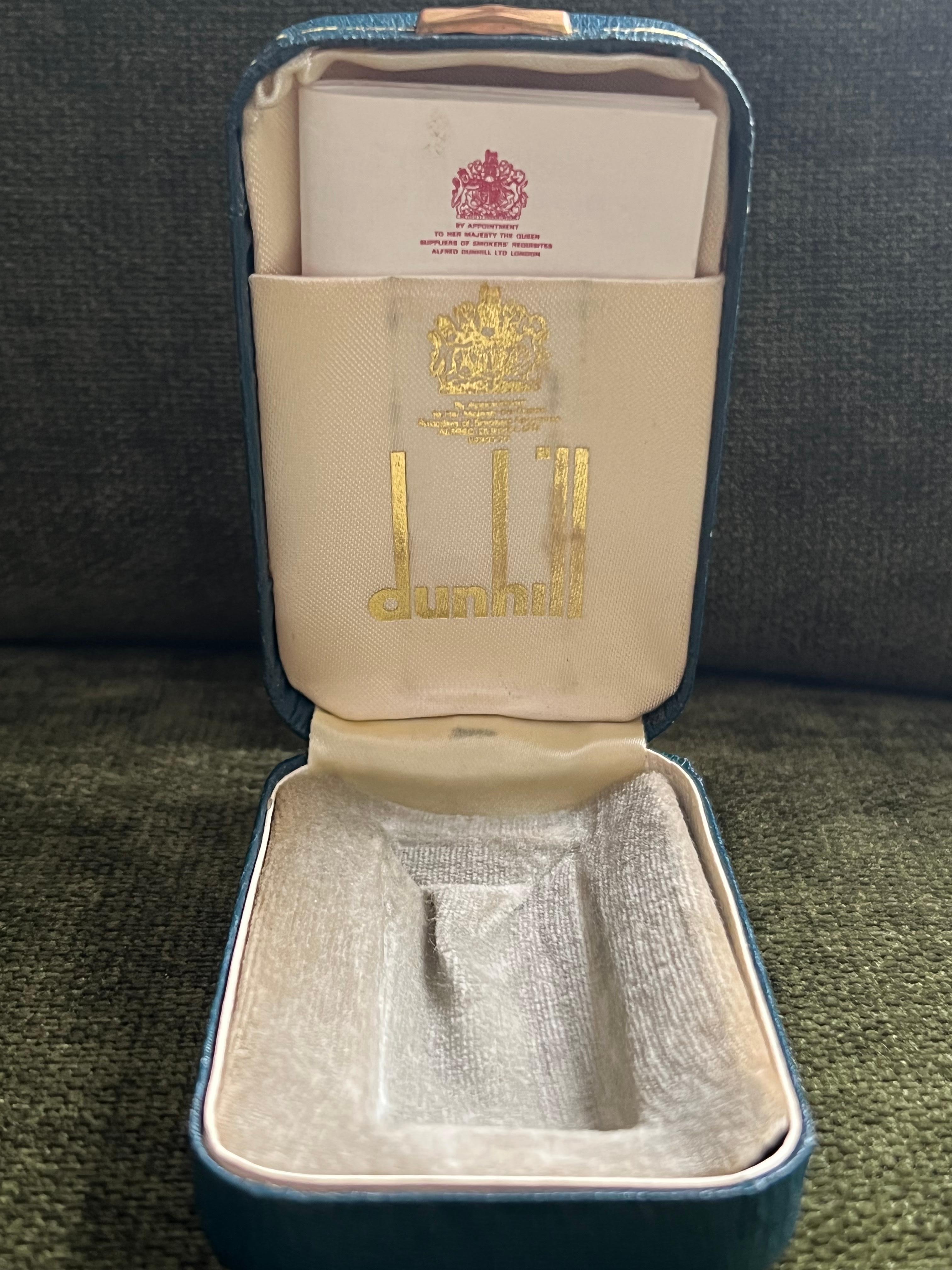 James Bond Iconic and Rare Vintage Dunhill Gold and Swiss Made Lighter In Excellent Condition In New York, NY