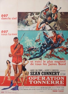 James Bond Operation Tonerre, in the Sky, under the Sea Small Original Poster
