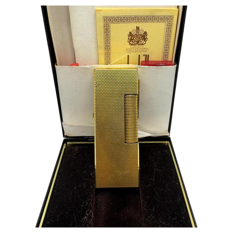James Bond Rare Iconic Vintage and Elegant Dunhill 18K Gold Plated 