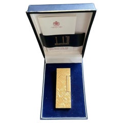 James Bond Rare Retro Dunhill Gold Plated Iconic Lighter, circa 1970