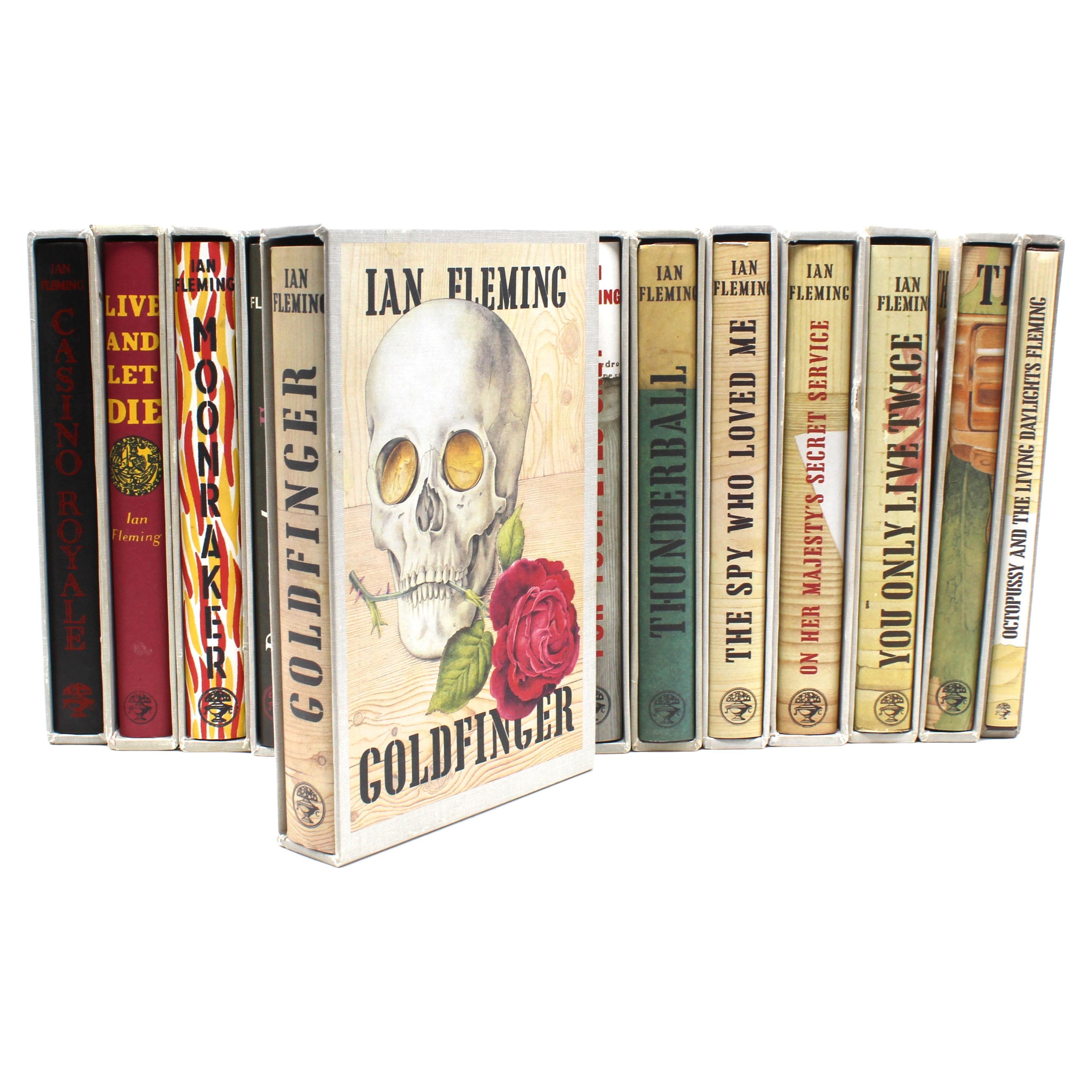 James Bond Series by Ian Fleming, Facsimile First Edition Library, 14 Volumes