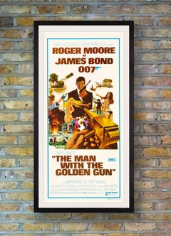James Bond 'The Man With The Golden Gun' Original Movie Poster, Australian, 1974