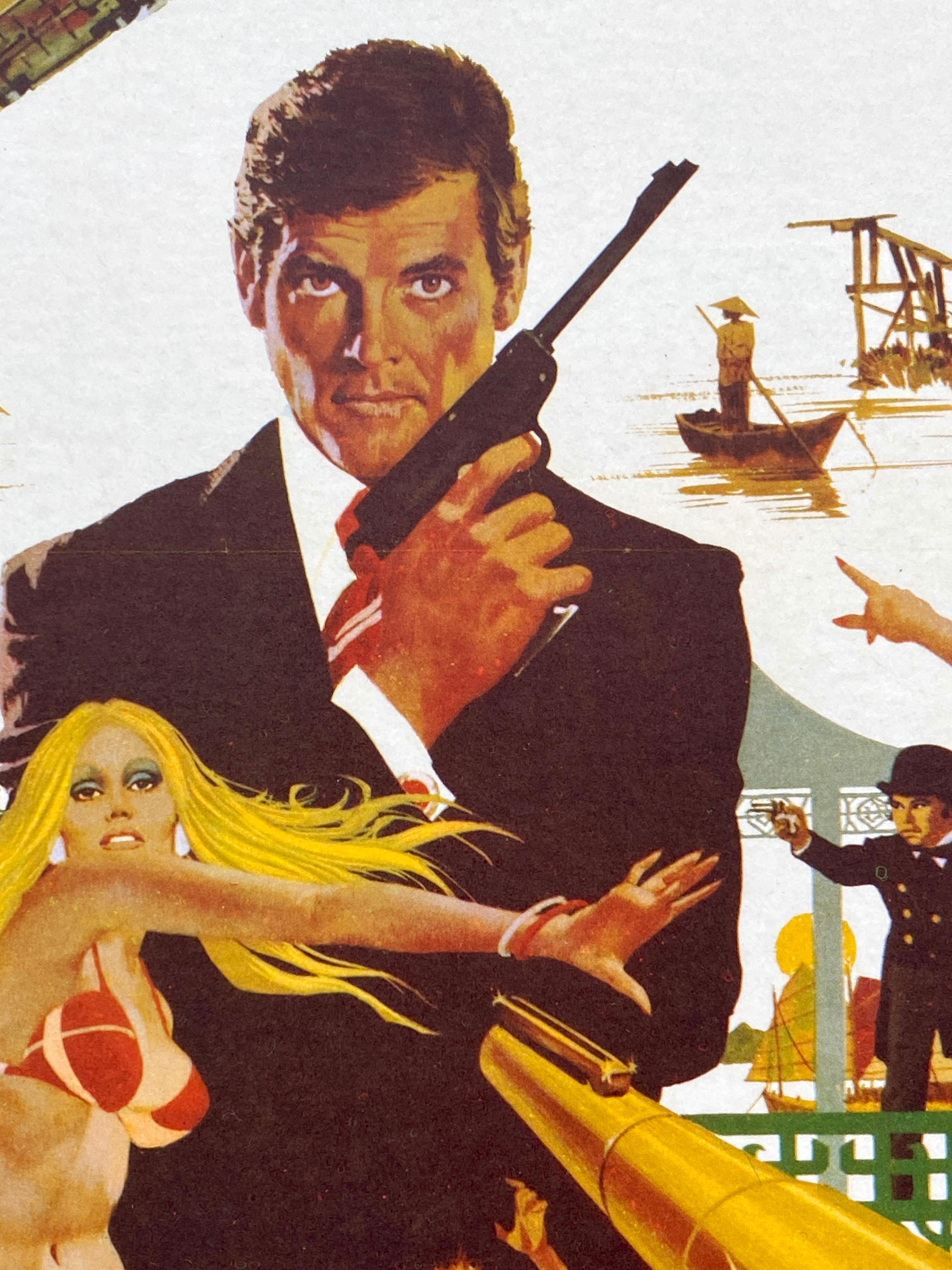 James Bond 'The Man With The Golden Gun' Original Movie Poster, Australian, 1974 In Good Condition In Devon, GB