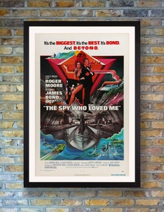James Bond 'The Spy Who Loved Me' Original Vintage Movie Poster, American, 1977