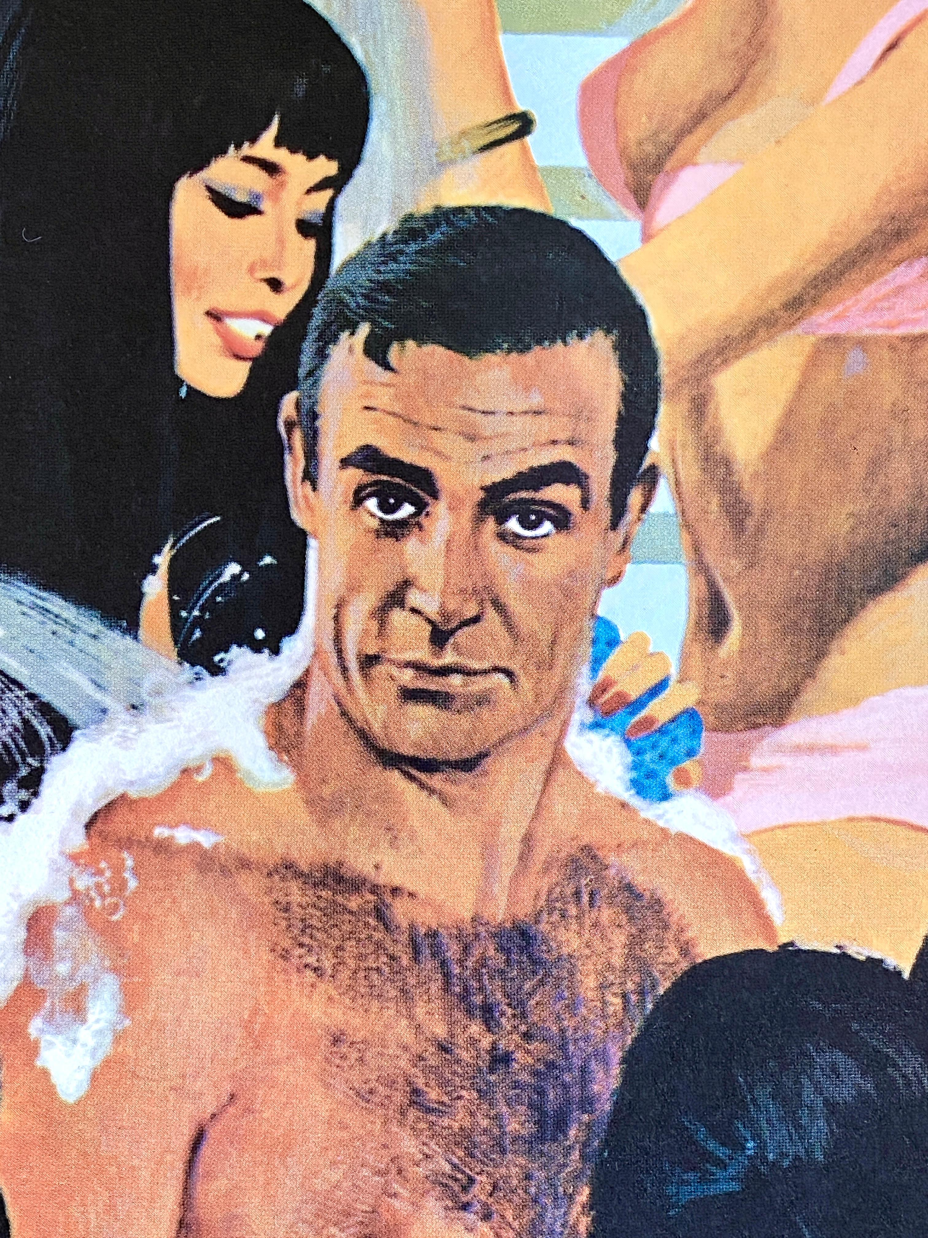 Mid-Century Modern James Bond 'You Only Live Twice' Original Vintage Movie Poster, 1967 For Sale