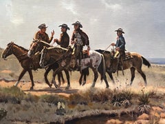 "CAREFREE" WESTERN, COWBOYS, HORSES, CATTLE, PRICKLY PEAR CACTUS (1921-1990)