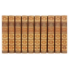 James Boswell, Life of Samuel Johnson, Extra Illustrated 10 Vols, Leather Bound