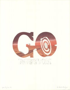 1973 James Boynton 'Go' Contemporary Lithograph