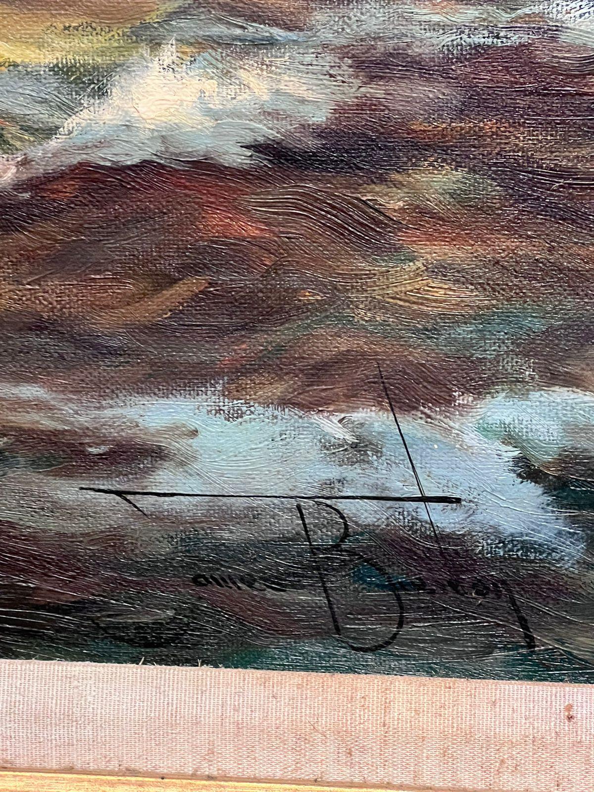 wooden ship painting